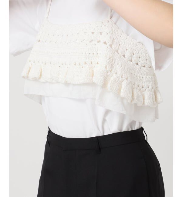 U by SPICK&SPAN「《予約》Atelier Edition/アトリエ エディション HAND KNITTED FRILL BUSTIER」|その他|