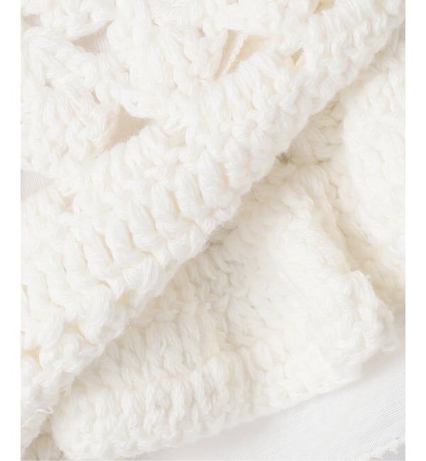 U by SPICK&SPAN「《予約》Atelier Edition/アトリエ エディション HAND KNITTED FRILL BUSTIER」|その他|