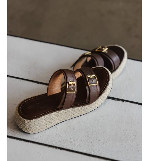 NOBLE「《予約》CORSOROMA9/コルソローマ ノーヴェ ダブルベルトサンダル」|サンダル|