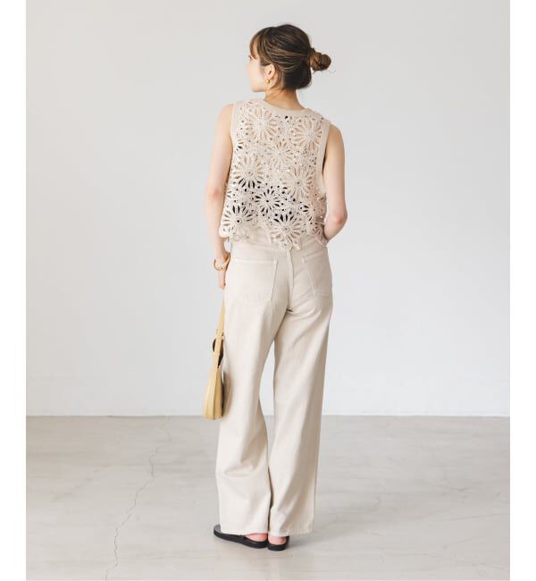 NOBLE「《予約》SUNCOO/サンクー スパンコールレースタンクトップ」|Tシャツ・カットソー|