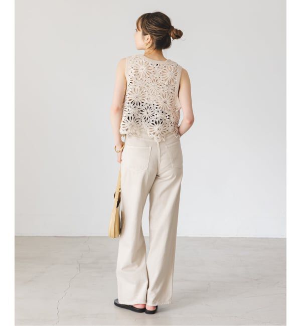 NOBLE「《予約》SUNCOO/サンクー スパンコールレースタンクトップ」|Tシャツ・カットソー|