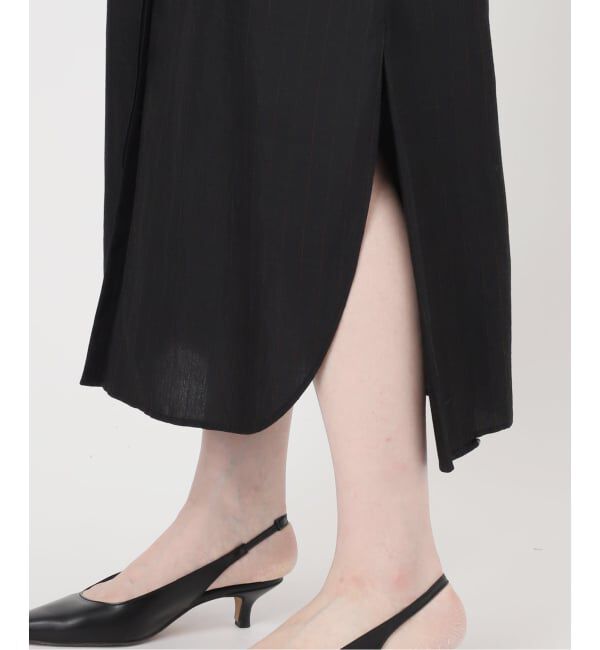 NOBLE「《予約》normment/ノーメント STRIPE STITCH N/S DRESS」|ワンピース|