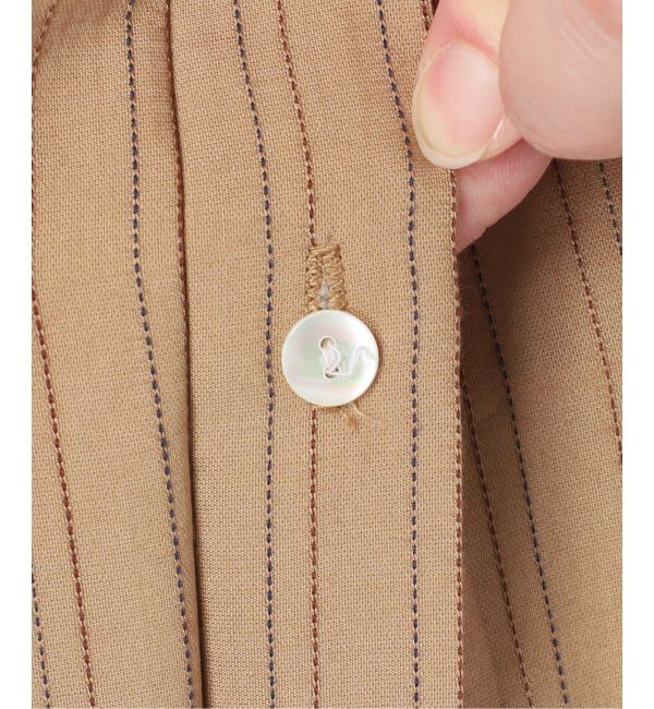 NOBLE「《予約》normment/ノーメント STRIPE STITCH N/S DRESS」|ワンピース|