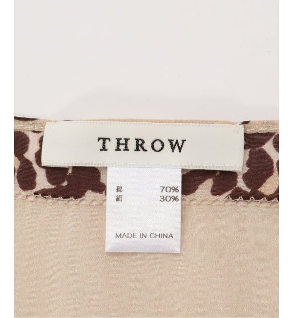 FRAMeWORK「THROW/スロー レオパードトリムスカーフ」|バンダナ・スカーフ|