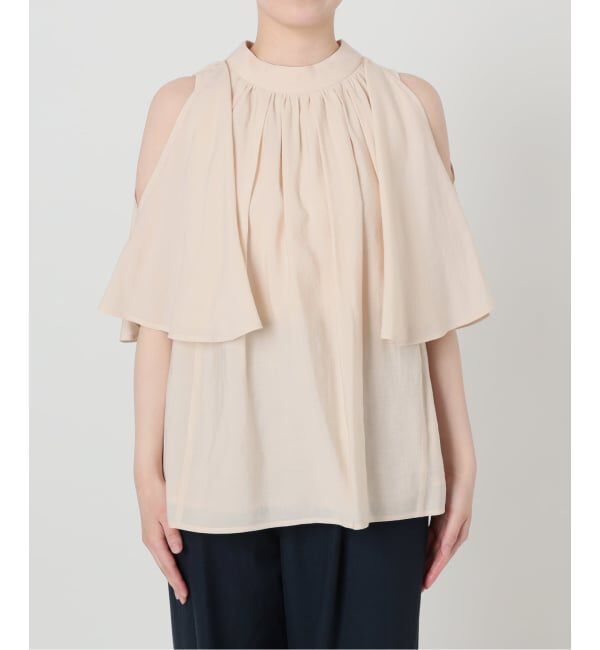  「《追加予約》2WAYショルダースリットブラウス」|シャツ・ブラウス|