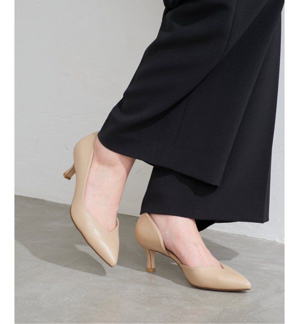  「≪追加≫5.5cmVカットサイドオープン」|パンプス|