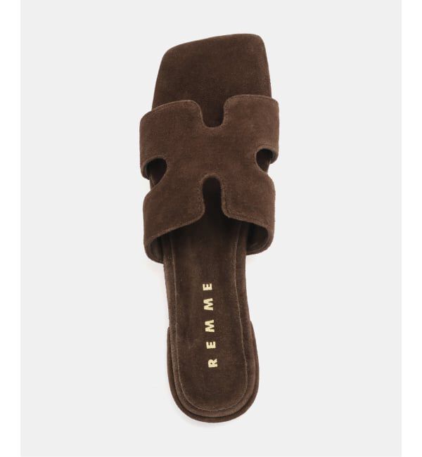 GRISE「REMME/レメ cutting SUEDEサンダル」|サンダル|