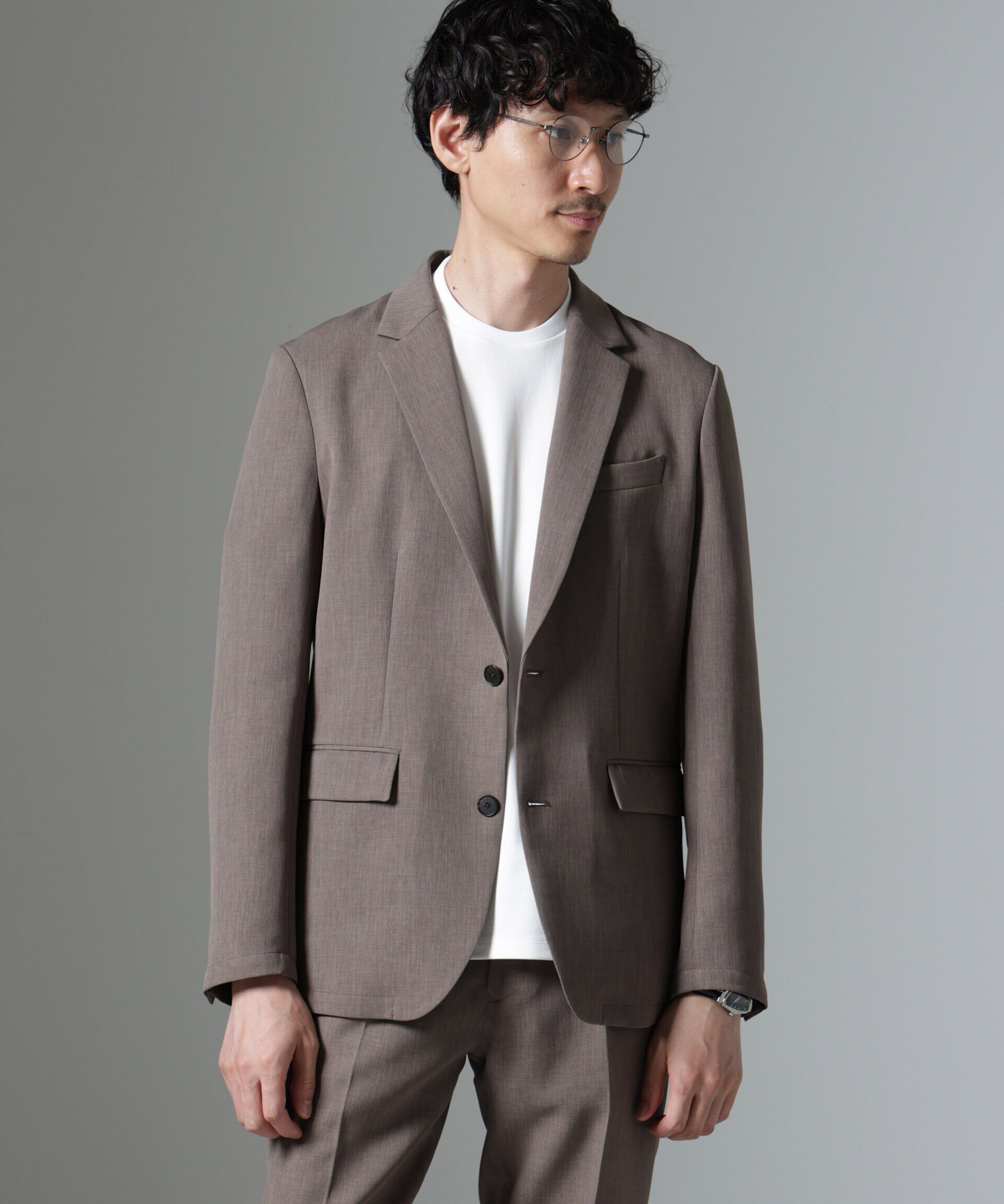 nano･universe「｢Damerino｣Reflax(R) ダブルクロスウェザーセットアップ」|スーツ|