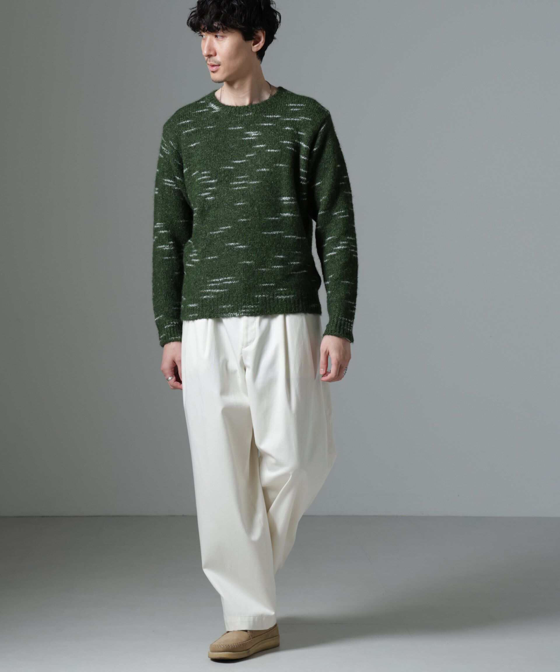 nano･universe「ノイズカモニット」|ニット・セーター|