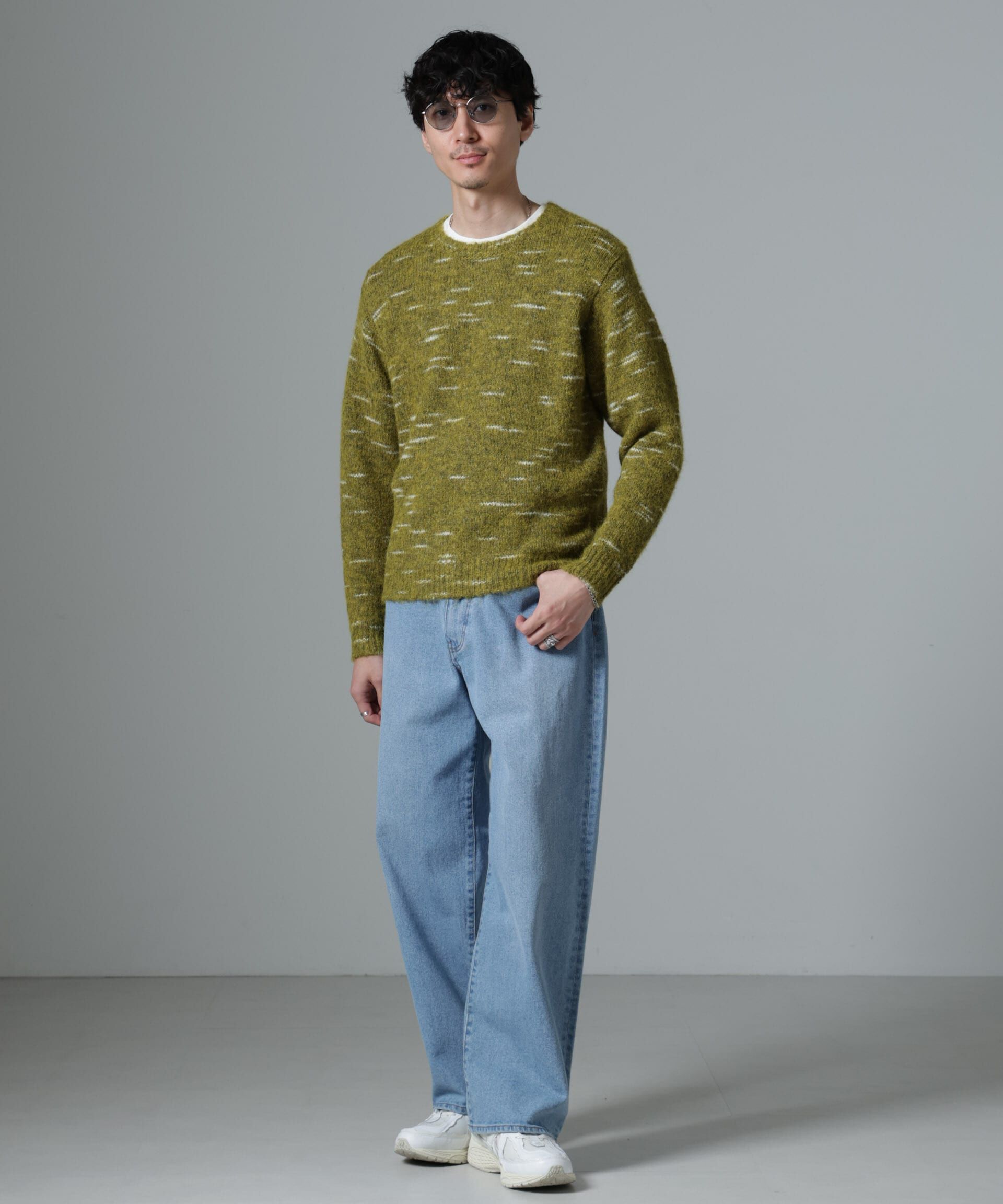 nano･universe「ノイズカモニット」|ニット・セーター|