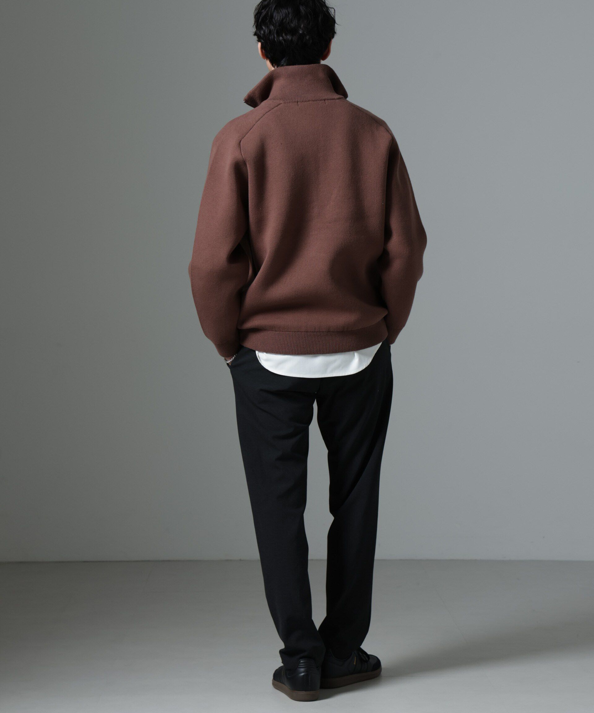 nano･universe「サイドリブストレッチイージーパンツ」|チノ|