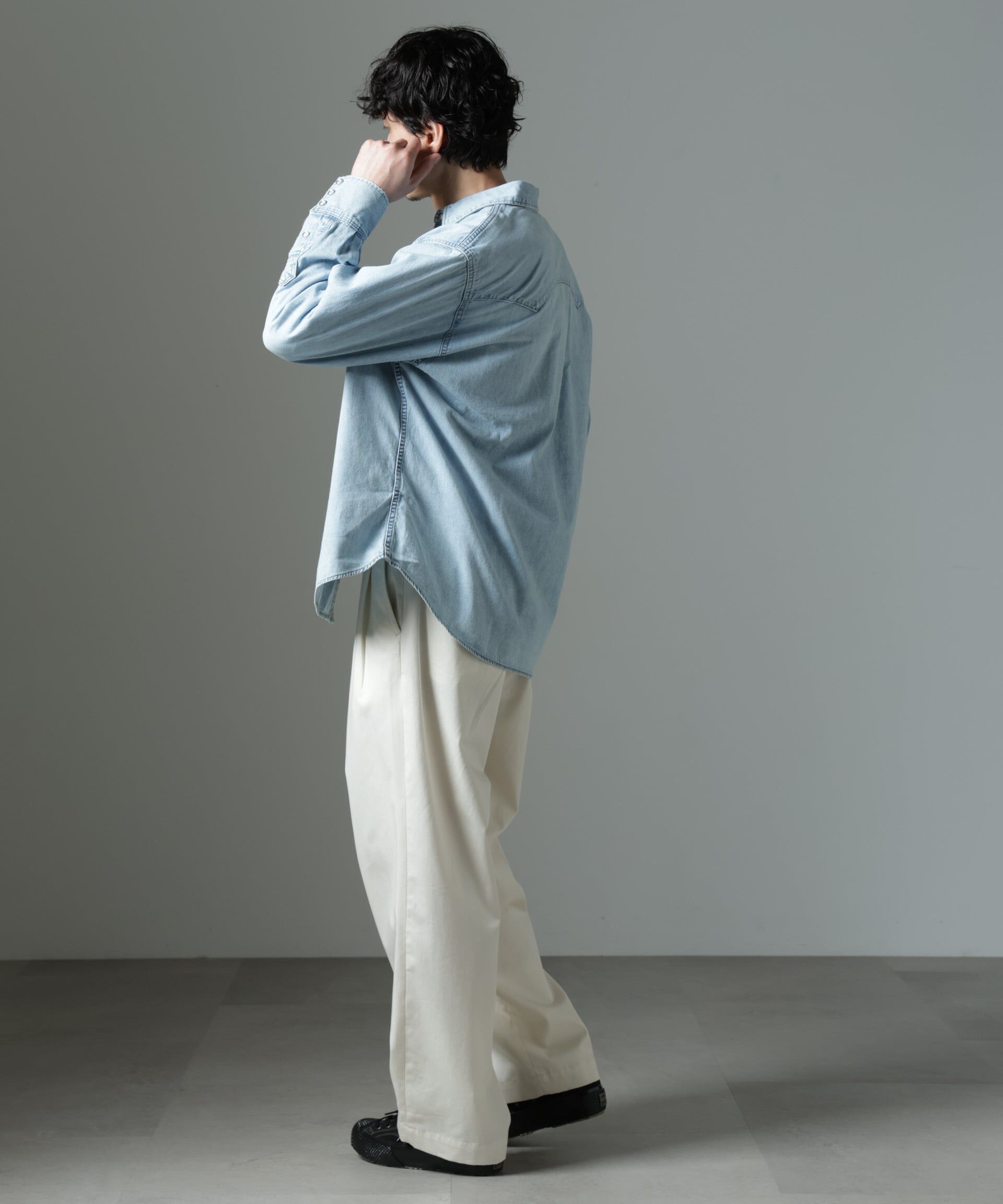 nano･universe「Lee/別注 Lee DENIM WESTERN SHIRT」|シャツ・ブラウス|