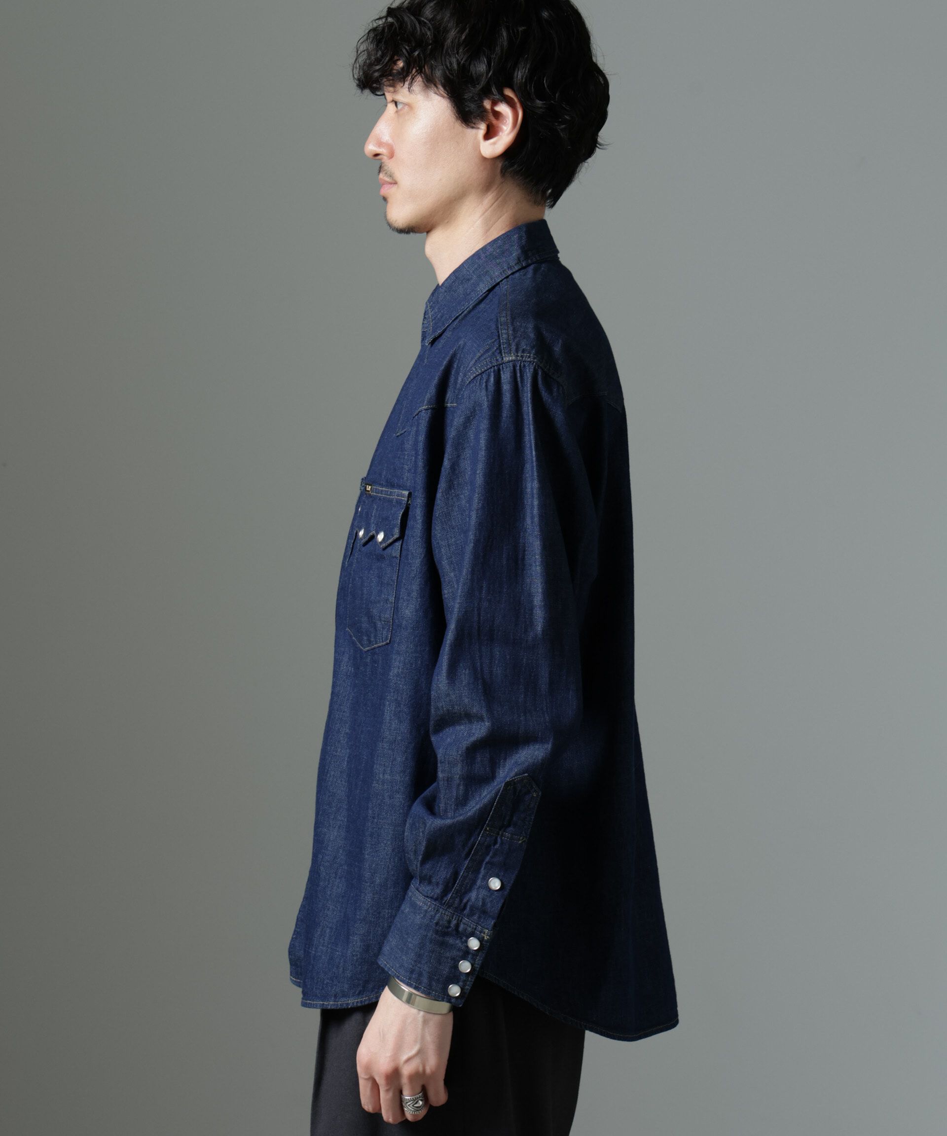 nano･universe「Lee/別注 Lee DENIM WESTERN SHIRT」|シャツ・ブラウス|