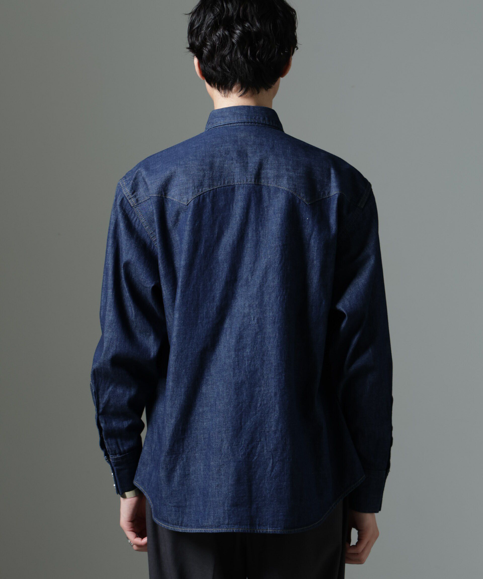 nano･universe「Lee/別注 Lee DENIM WESTERN SHIRT」|シャツ・ブラウス|