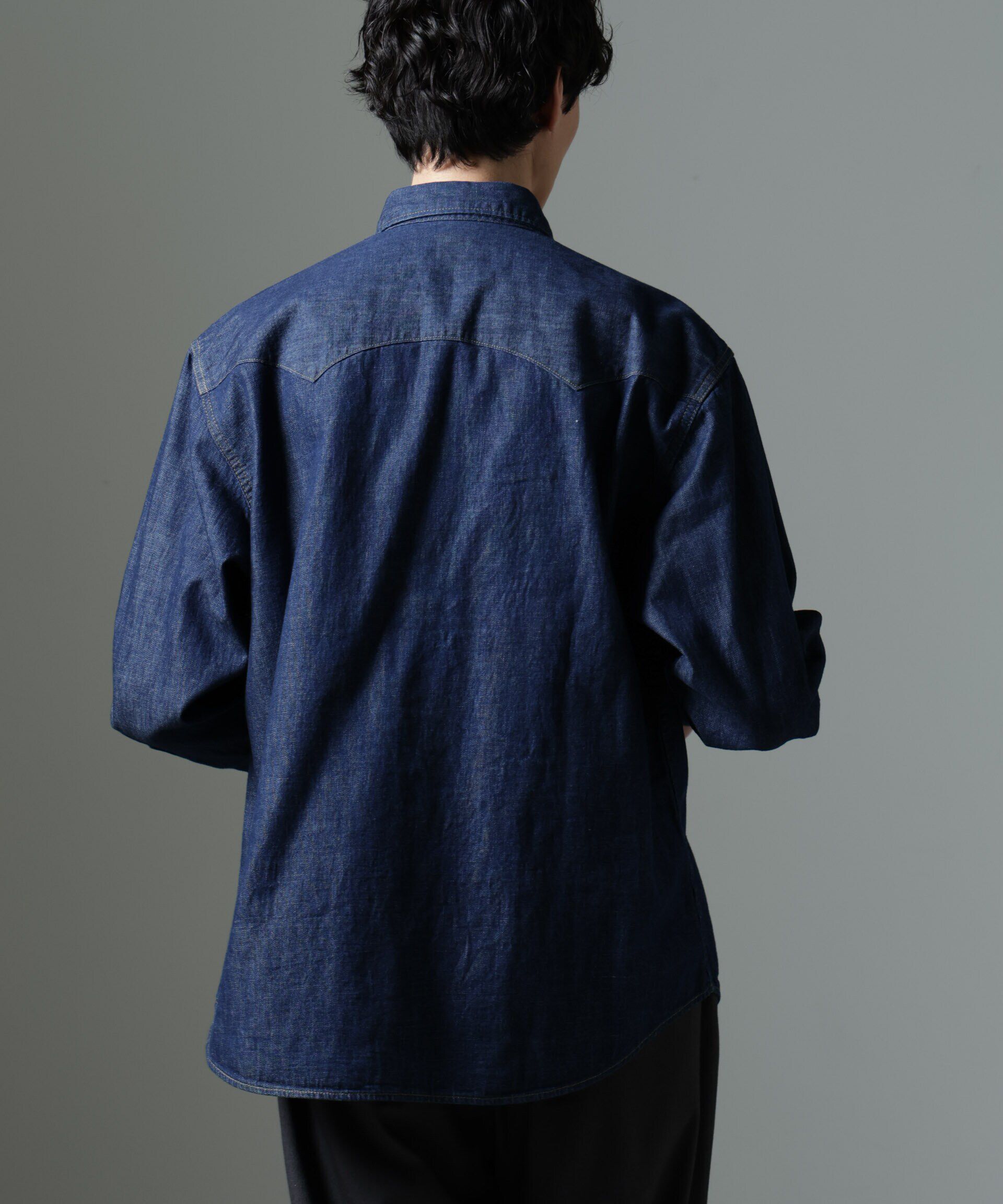 nano･universe「Lee/別注 Lee DENIM WESTERN SHIRT」|シャツ・ブラウス|