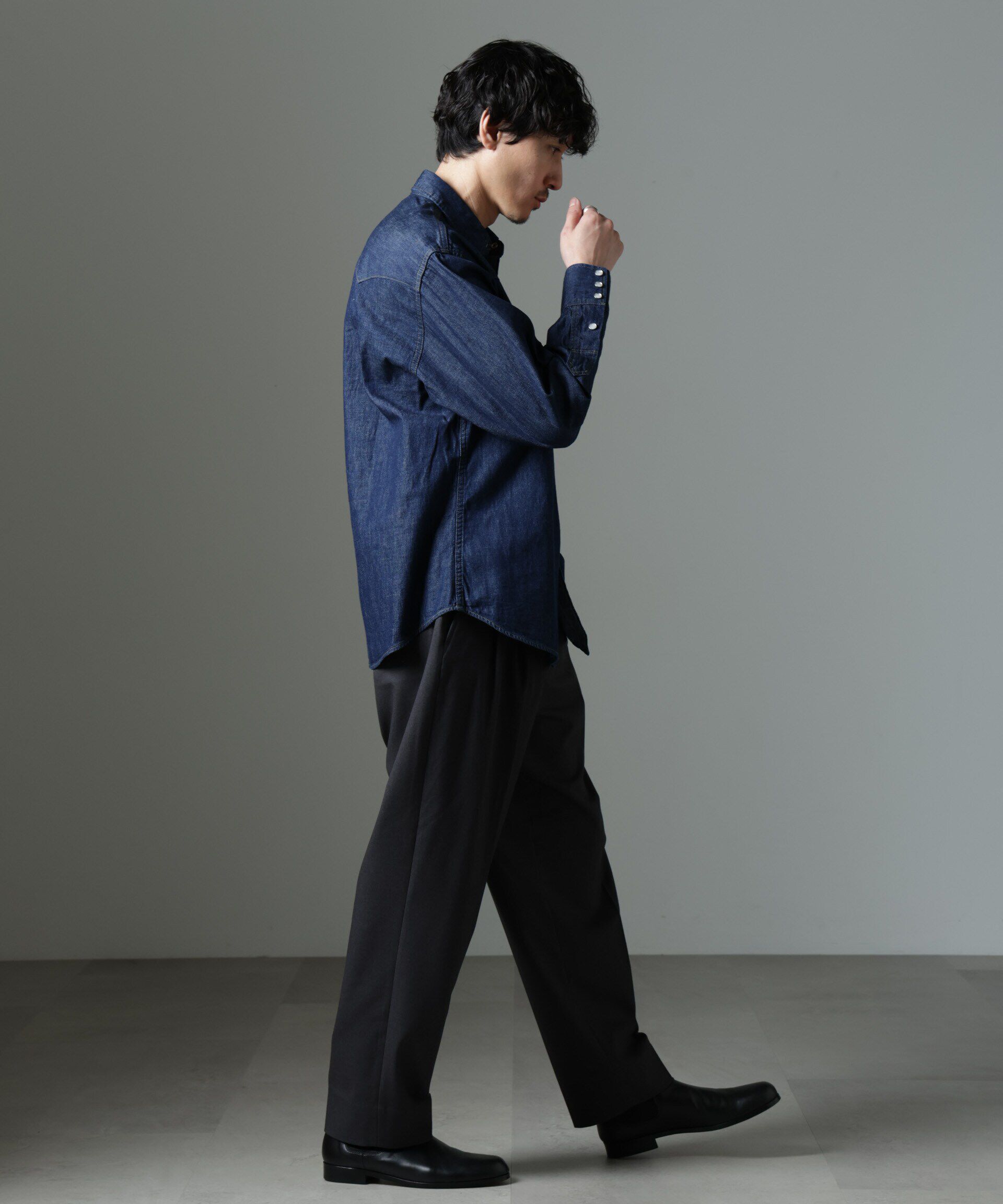 nano･universe「Lee/別注 Lee DENIM WESTERN SHIRT」|シャツ・ブラウス|