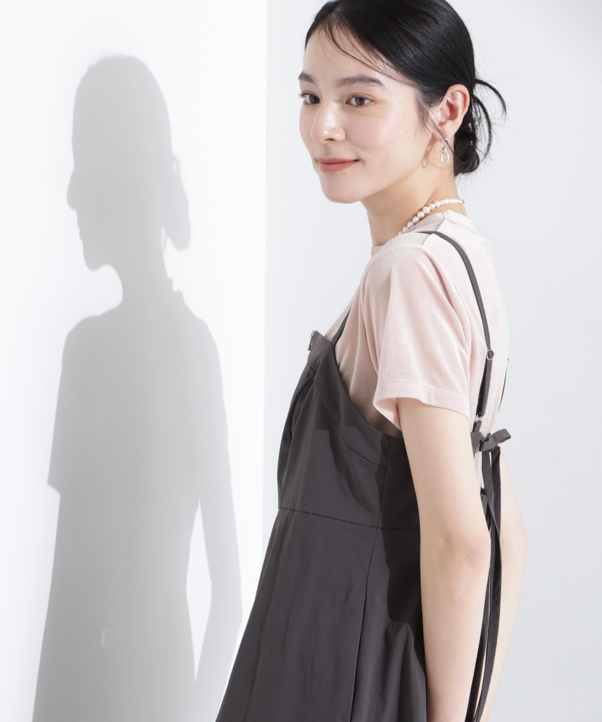 nano･universe「シアーベロアコンパクトTシャツ」|Tシャツ・カットソー|