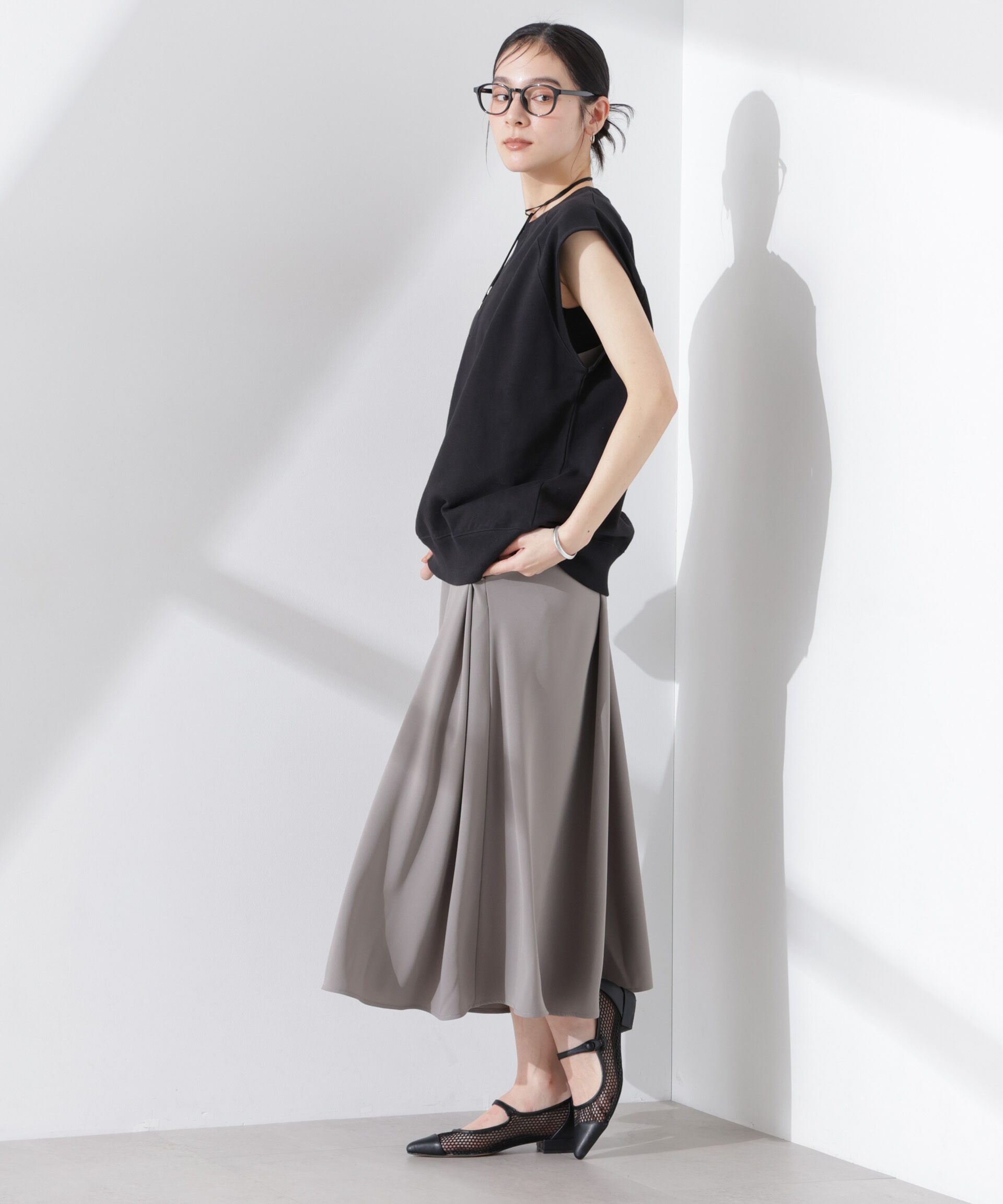 nano･universe「ノースリーブスウェットトップス」|Tシャツ・カットソー|