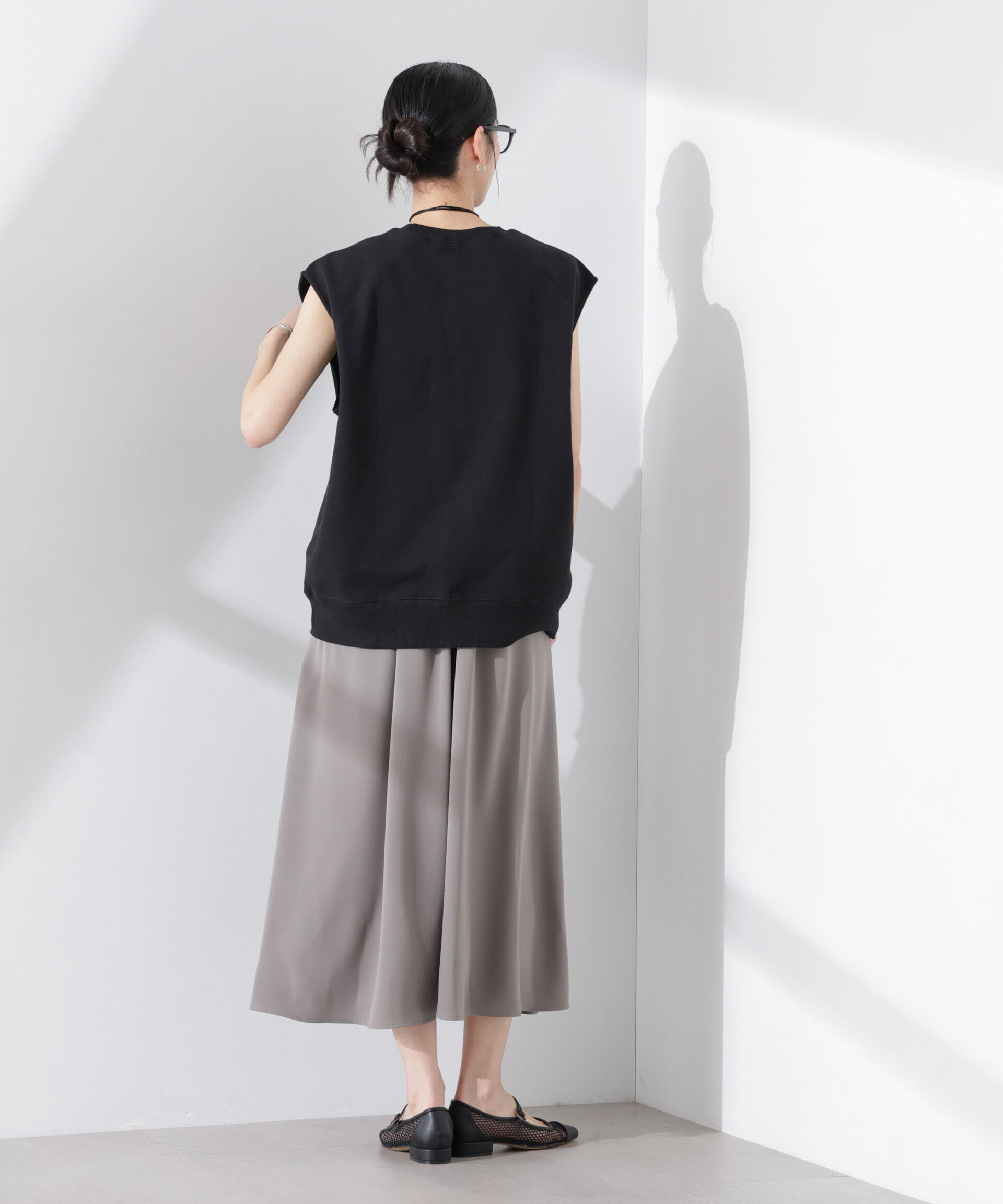 nano･universe「ノースリーブスウェットトップス」|Tシャツ・カットソー|