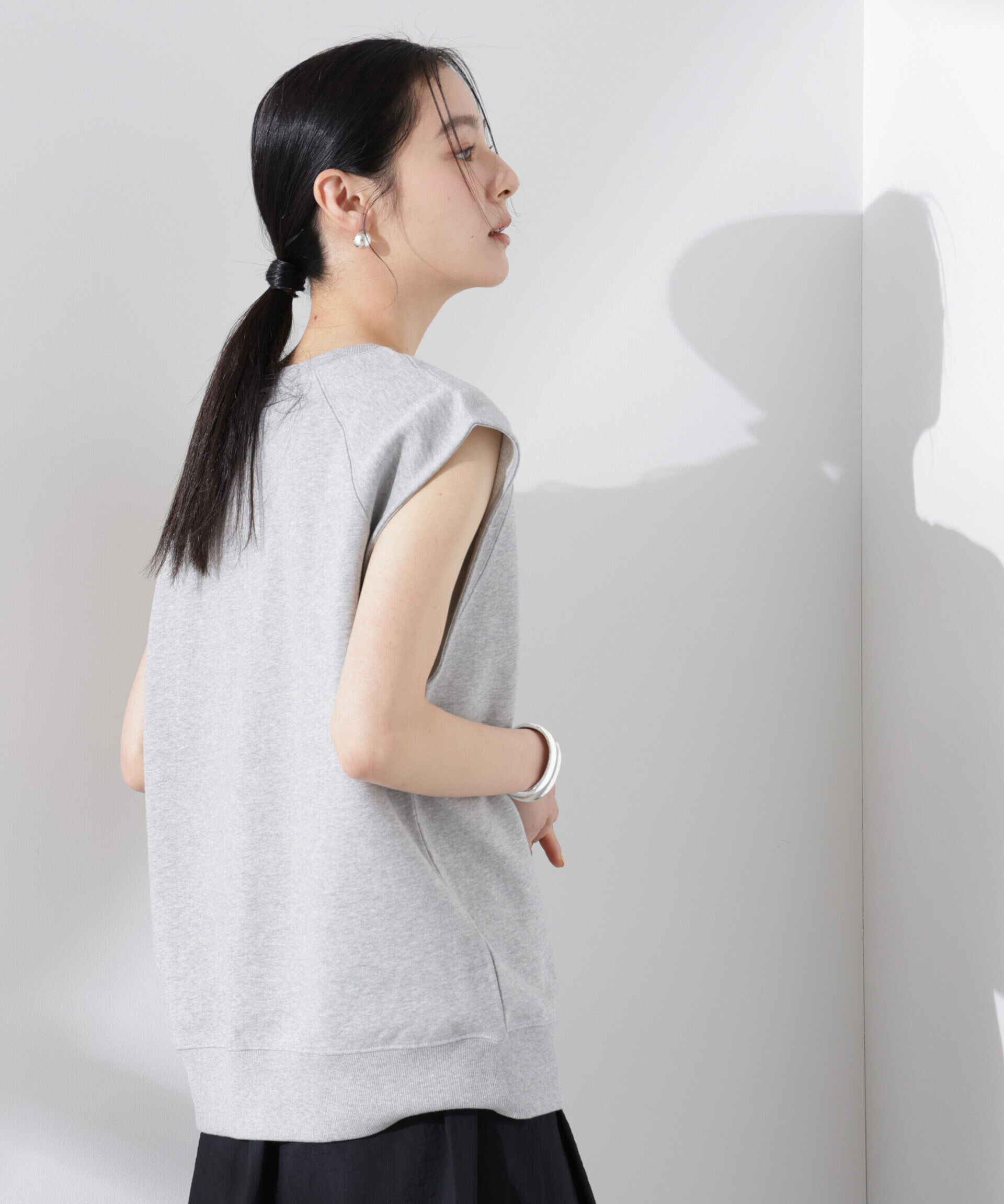 nano･universe「ノースリーブスウェットトップス」|Tシャツ・カットソー|