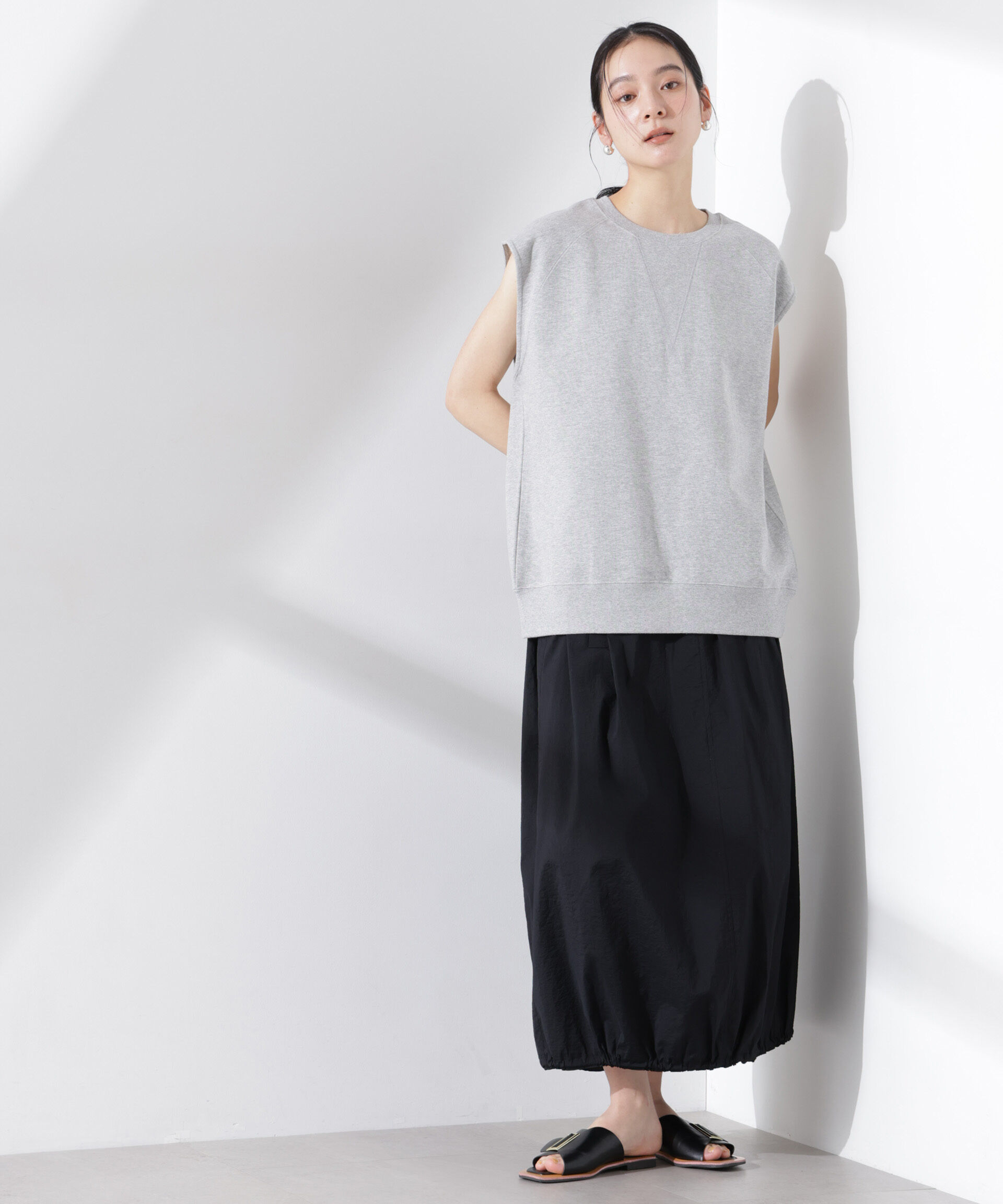 nano･universe「ノースリーブスウェットトップス」|Tシャツ・カットソー|