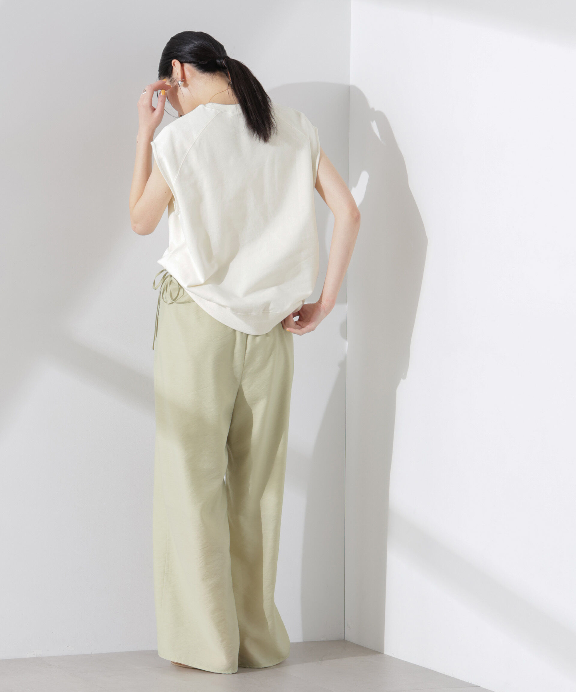 nano･universe「ノースリーブスウェットトップス」|Tシャツ・カットソー|