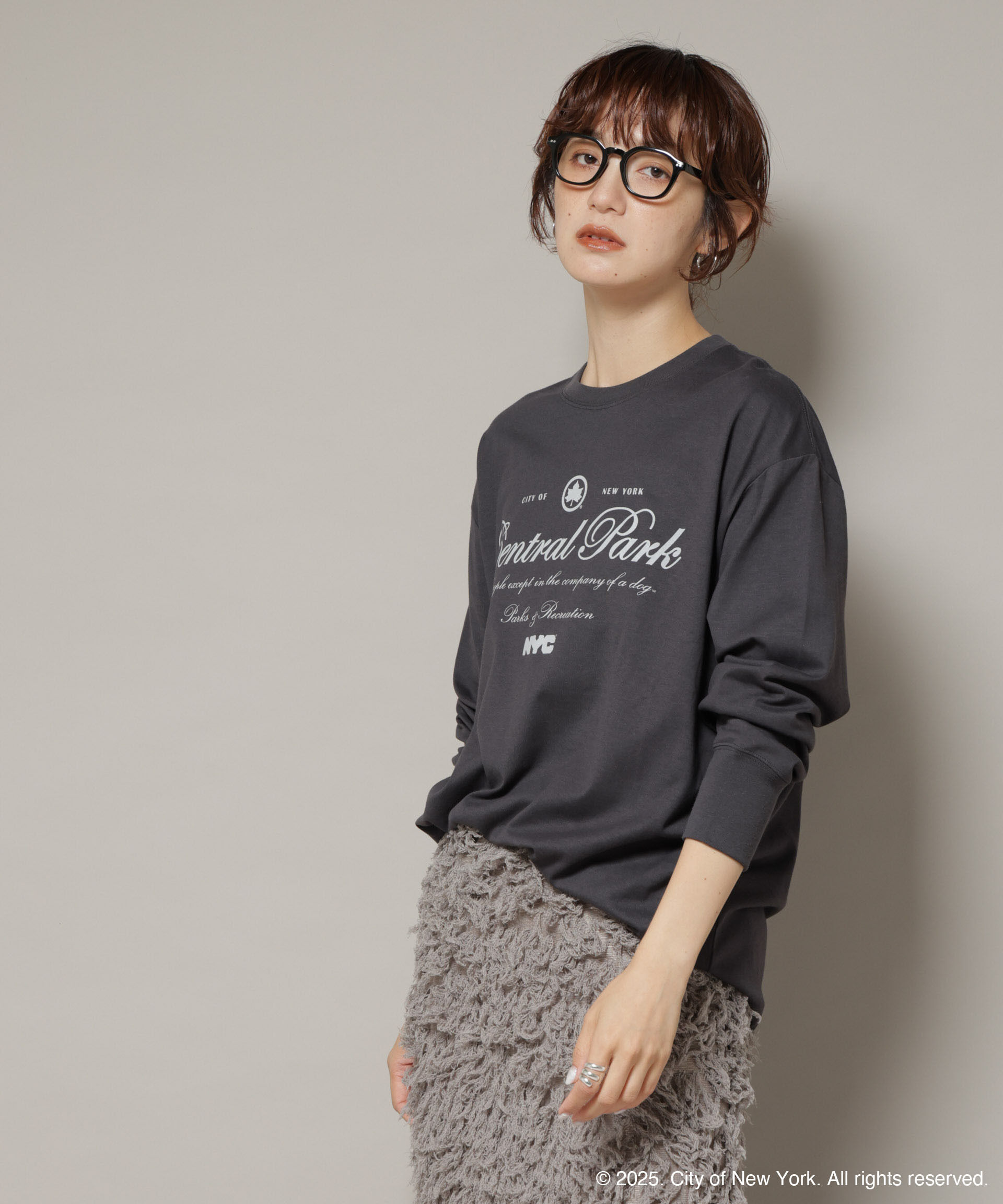 nano･universe「GOOD ROCK SPEED&times;Anti Soaked(R) 汗染み防止 NYC ロンT」|Tシャツ・カットソー|スミクロ1