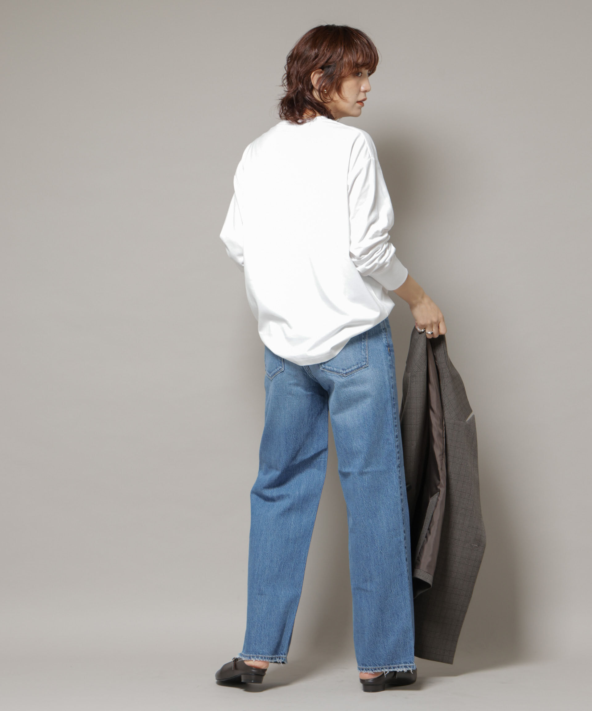 nano･universe「GOOD ROCK SPEED&times;Anti Soaked(R) 汗染み防止 NYC ロンT」|Tシャツ・カットソー|