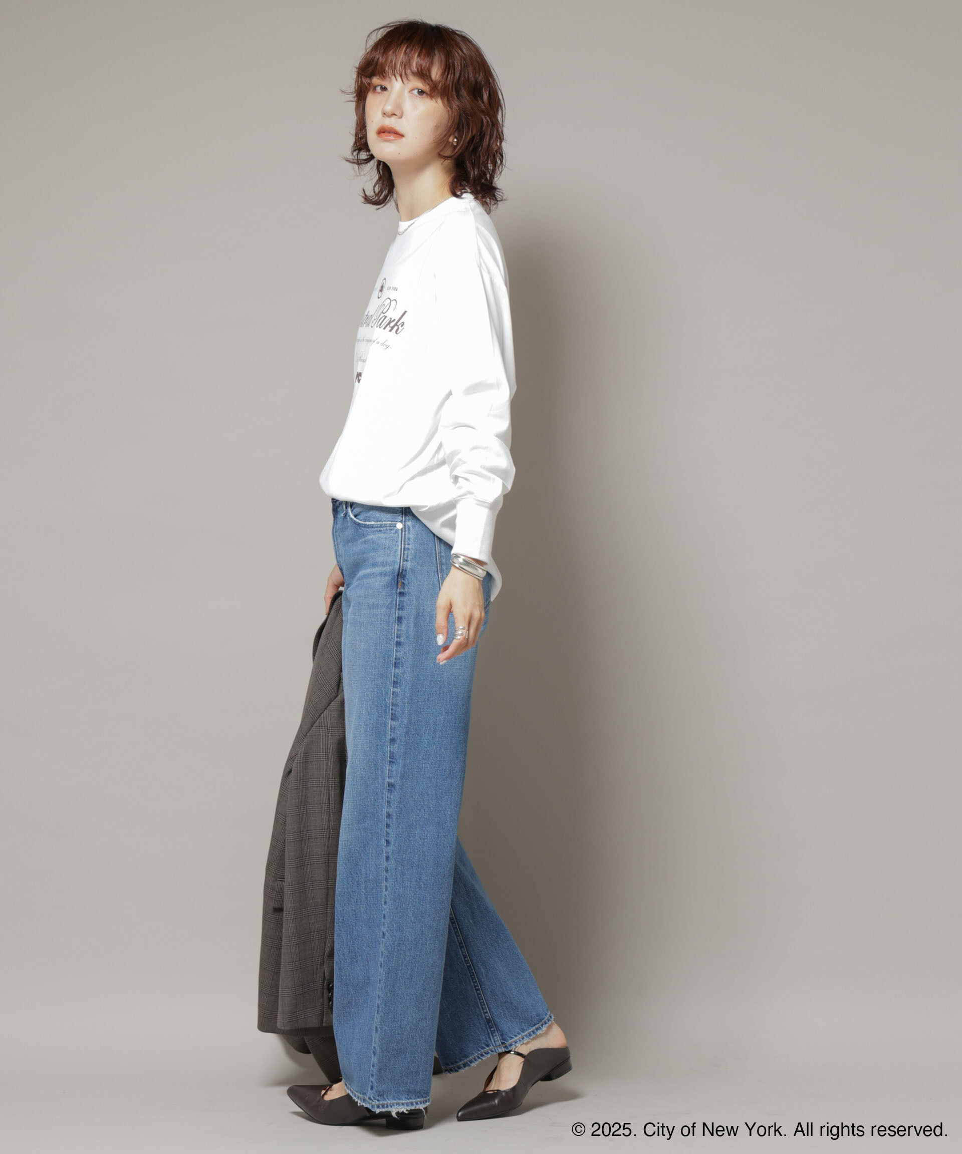 nano･universe「GOOD ROCK SPEED&times;Anti Soaked(R) 汗染み防止 NYC ロンT」|Tシャツ・カットソー|