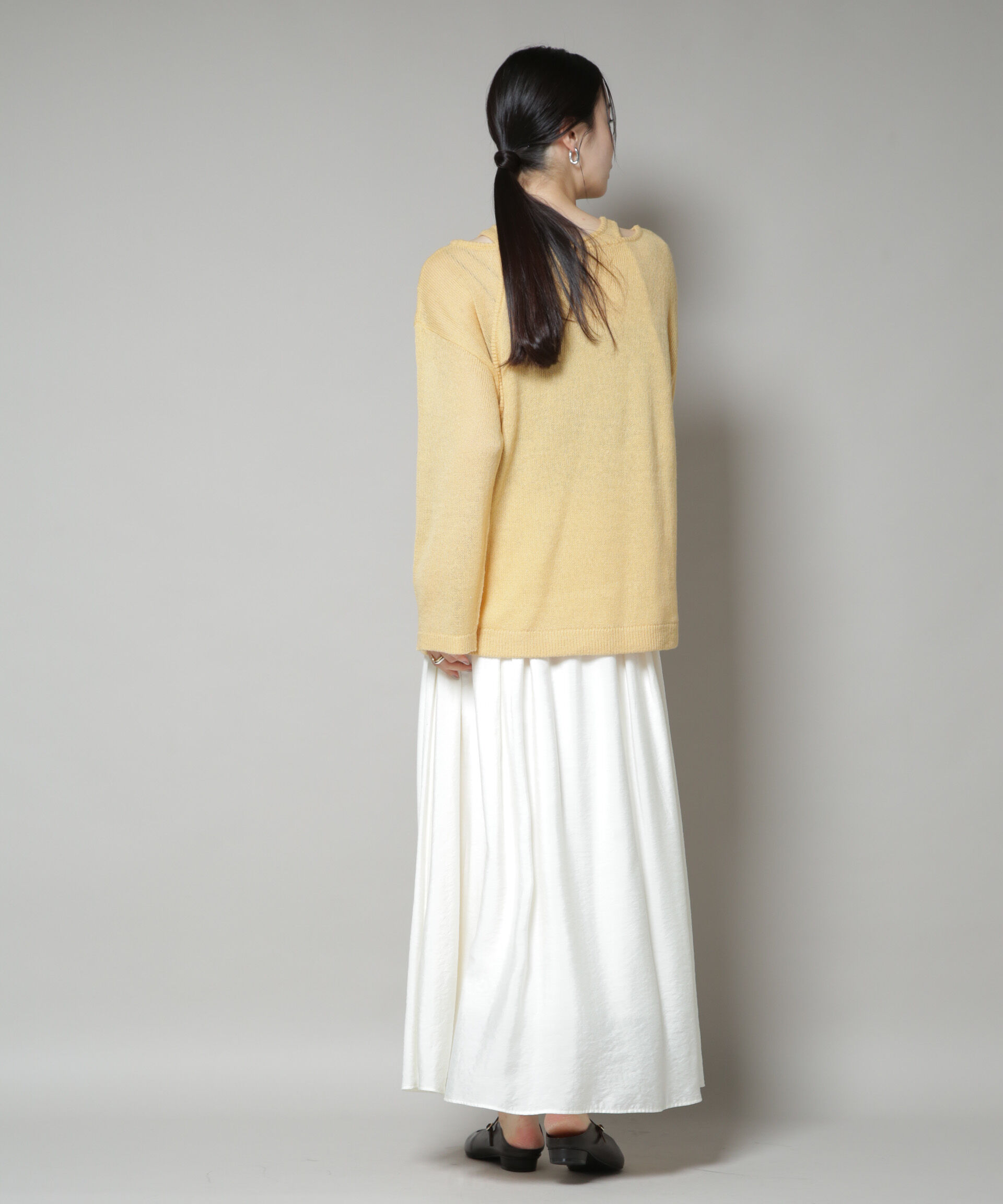 nano･universe「アメスリレイヤードデザインニット」|ニット・セーター|