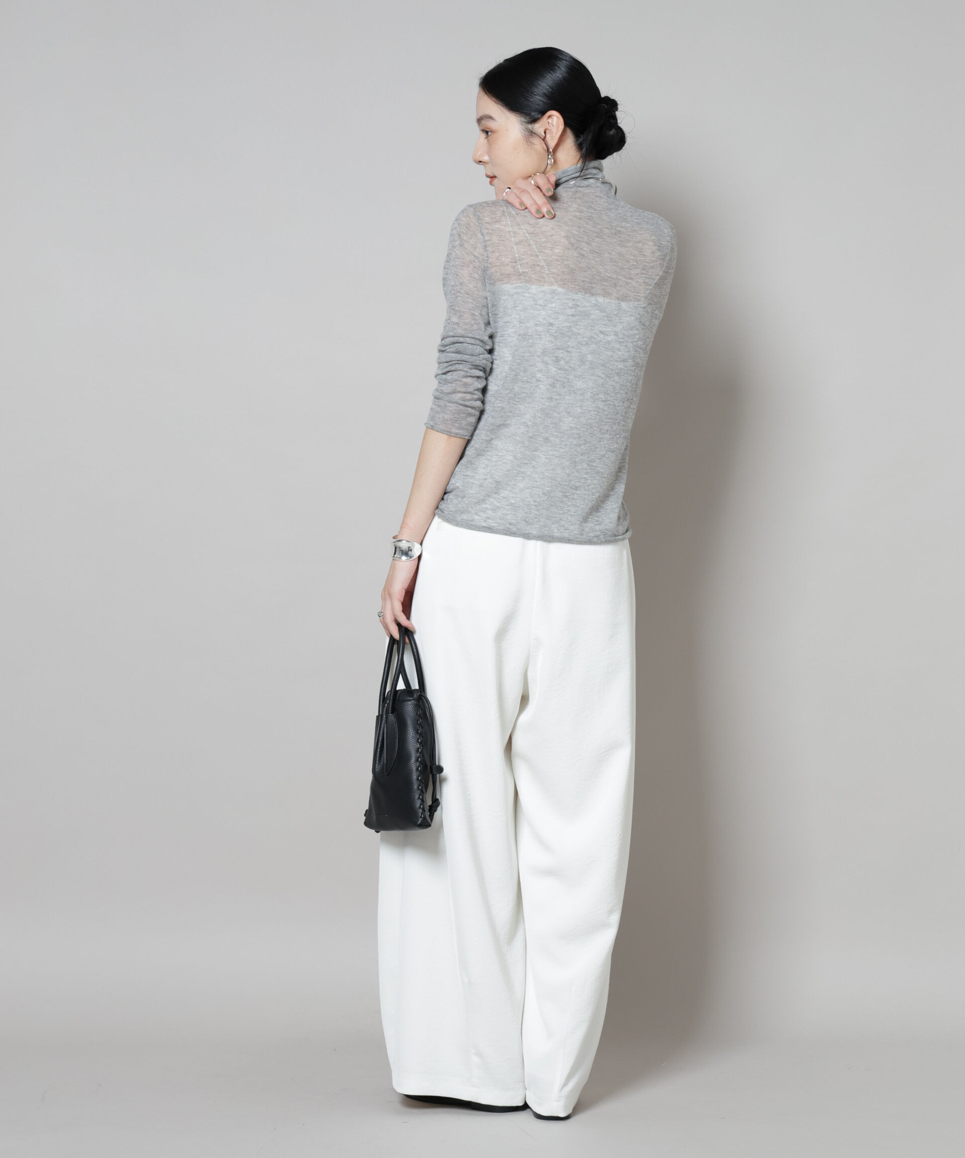 nano･universe「スイビウールタートルネックニットプルオーバー」|ニット・セーター|