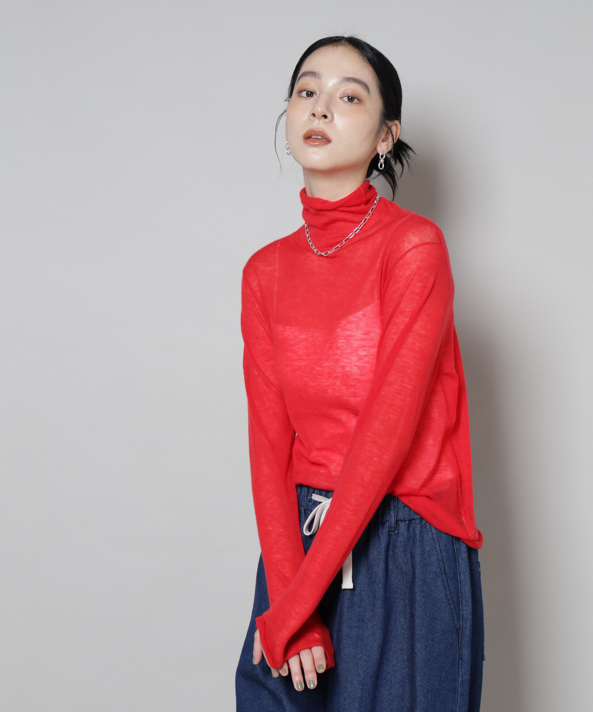 nano･universe「スイビウールタートルネックニットプルオーバー」|ニット・セーター|