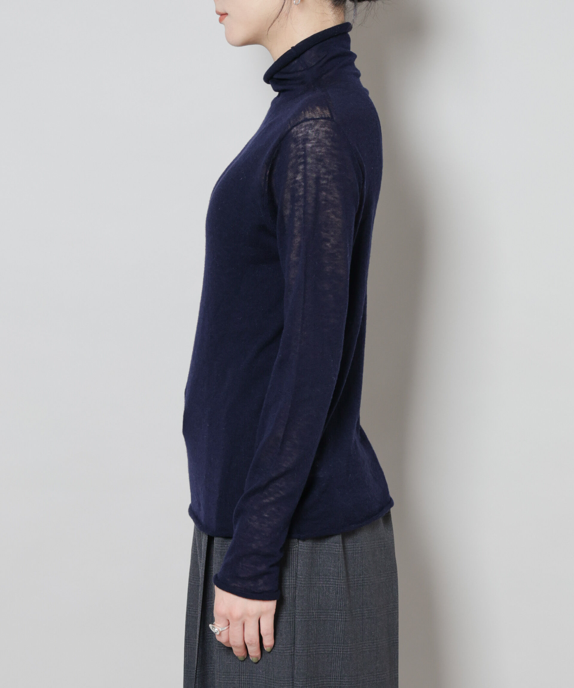 nano･universe「スイビウールタートルネックニットプルオーバー」|ニット・セーター|