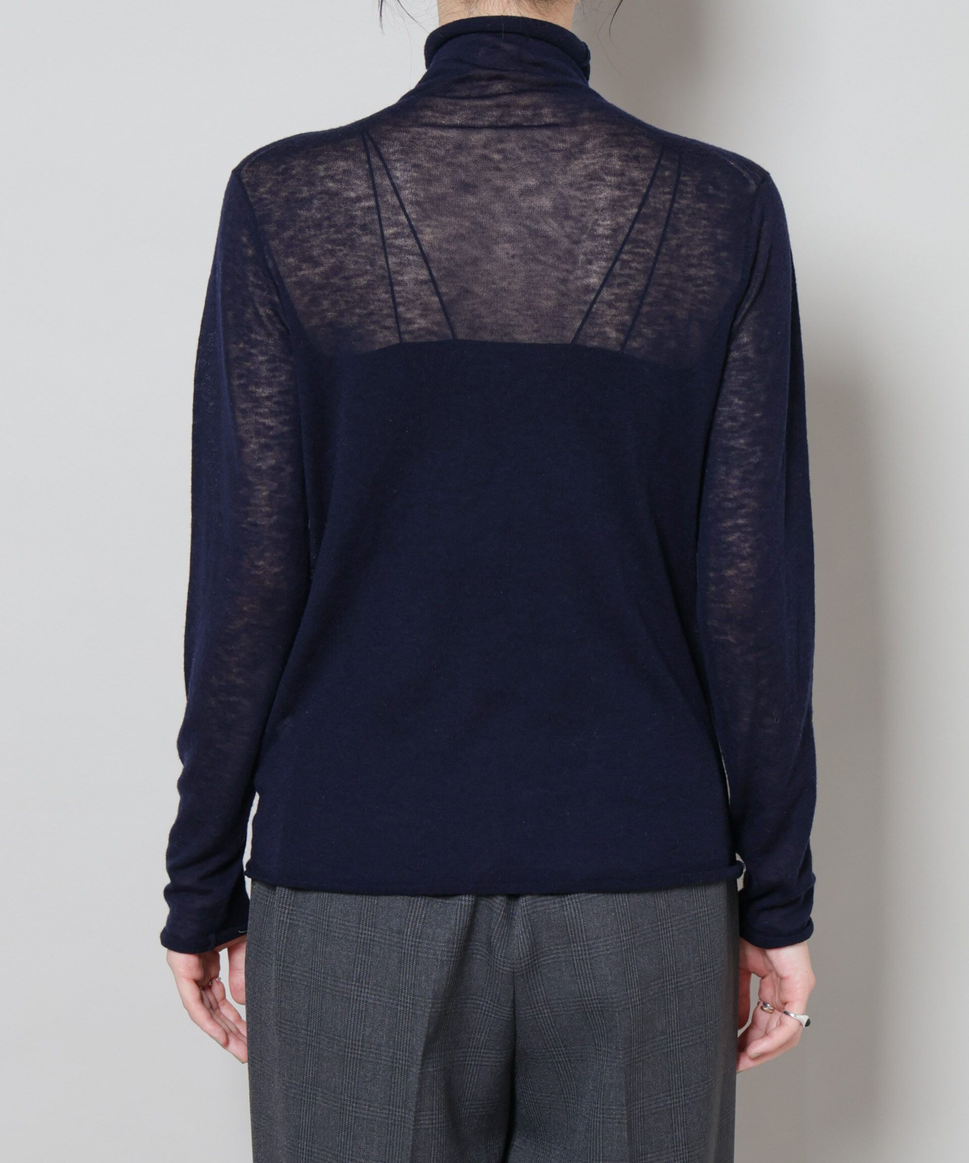 nano･universe「スイビウールタートルネックニットプルオーバー」|ニット・セーター|