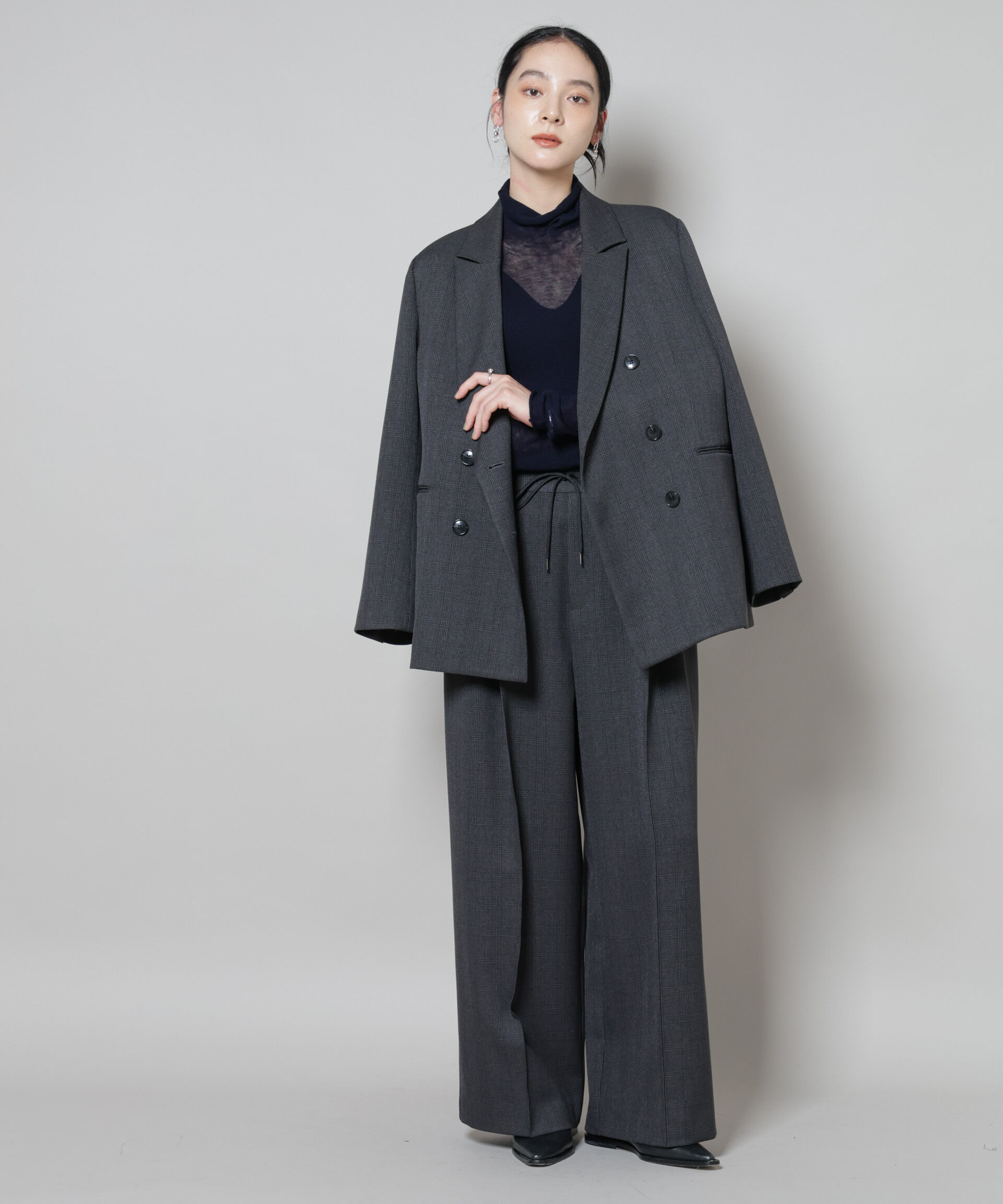 nano･universe「スイビウールタートルネックニットプルオーバー」|ニット・セーター|