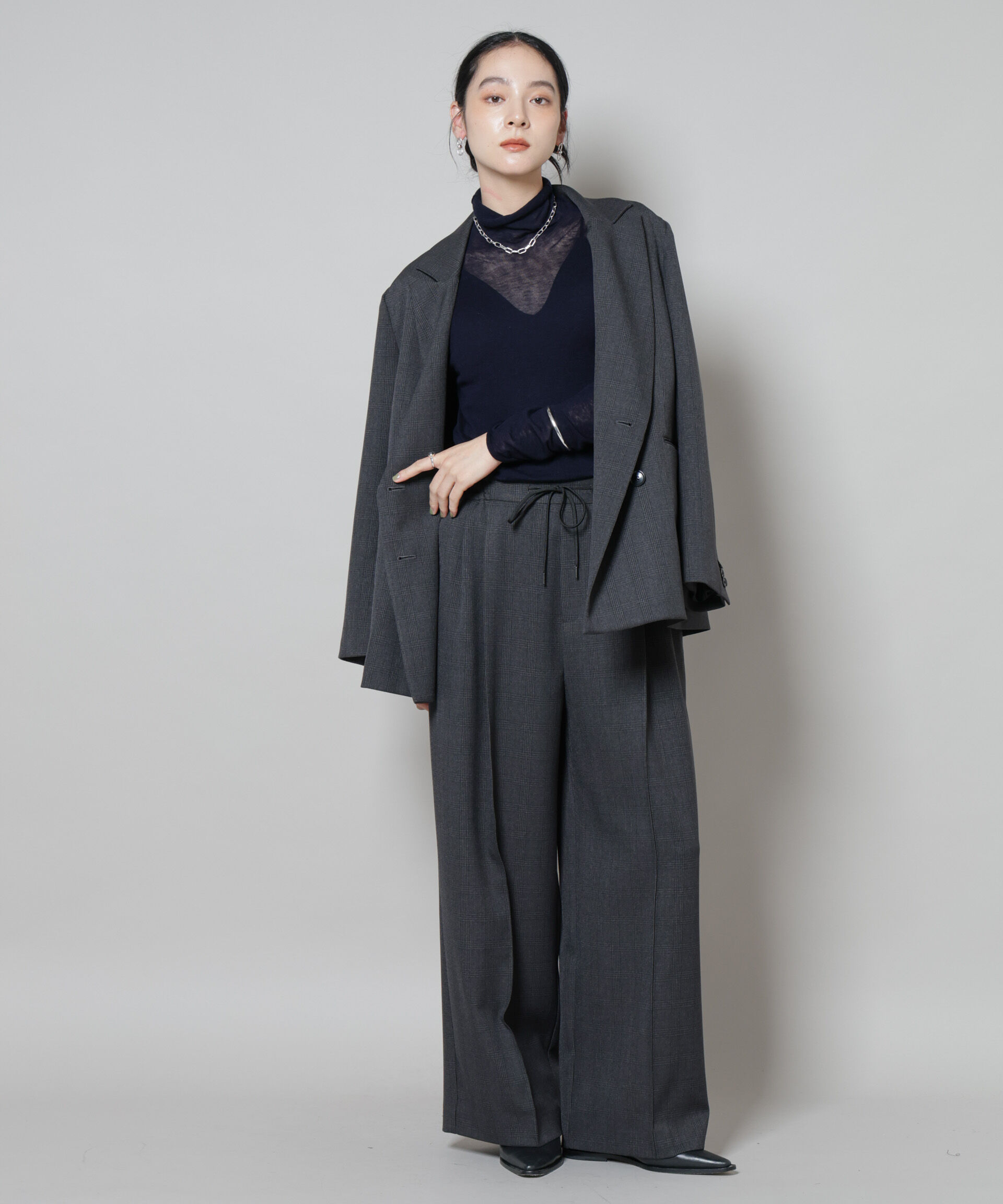 nano･universe「スイビウールタートルネックニットプルオーバー」|ニット・セーター|