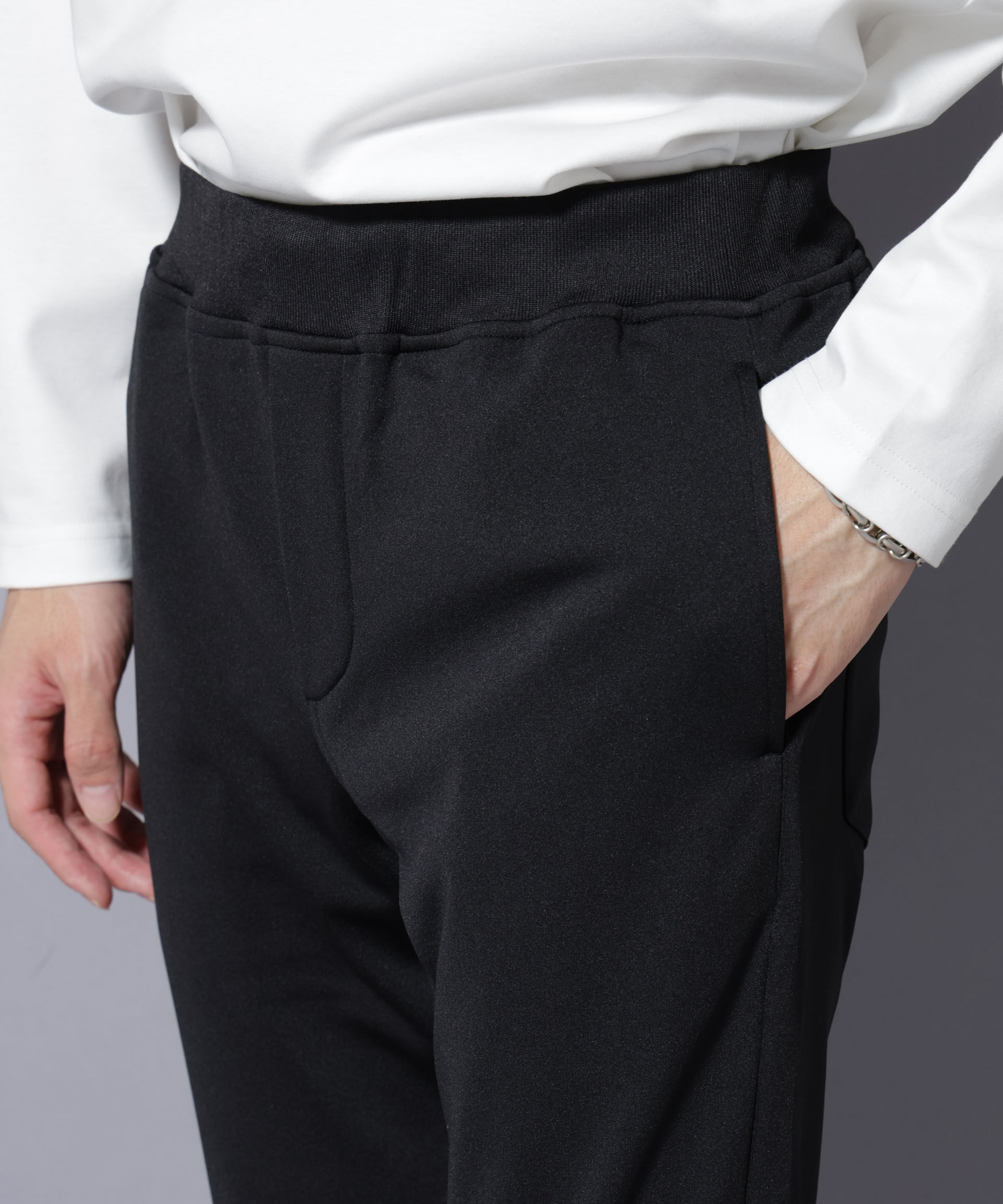 nano･universe「｢MC｣coveross(R) フリースボンディングジョガーパンツ」|チノ|