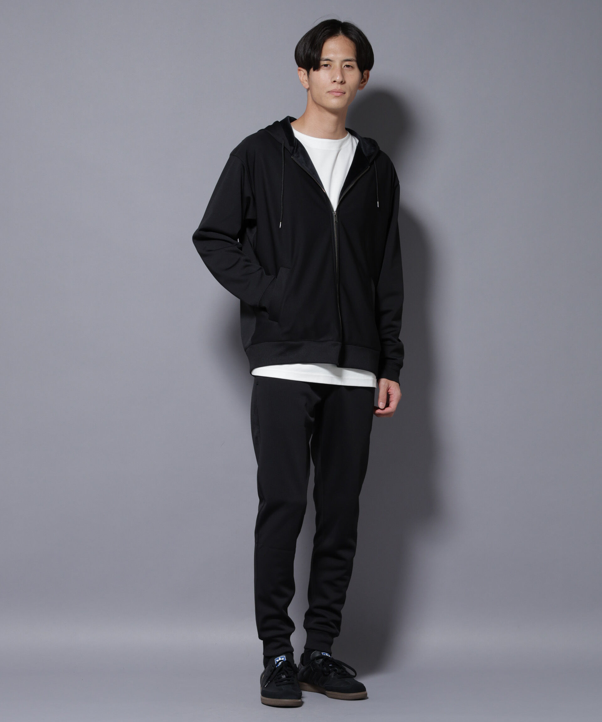 nano･universe「｢MC｣coveross(R) フリースボンディングジョガーパンツ」|チノ|