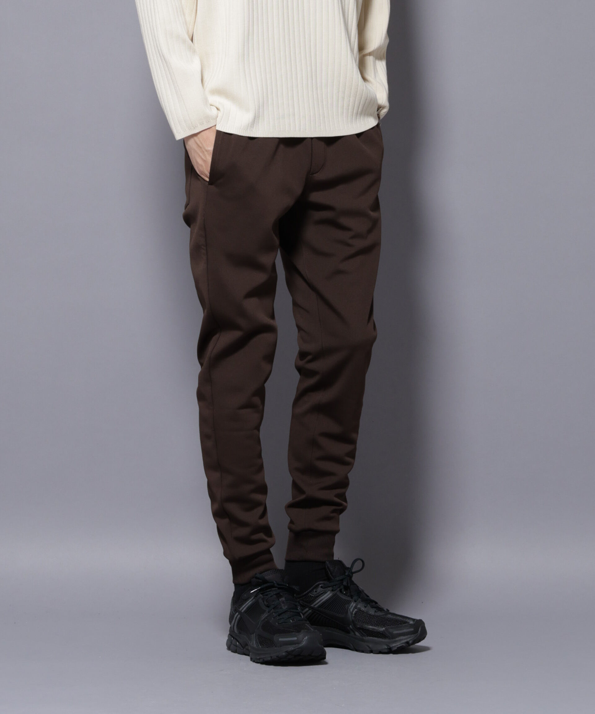 nano･universe「｢MC｣coveross(R) フリースボンディングジョガーパンツ」|チノ|