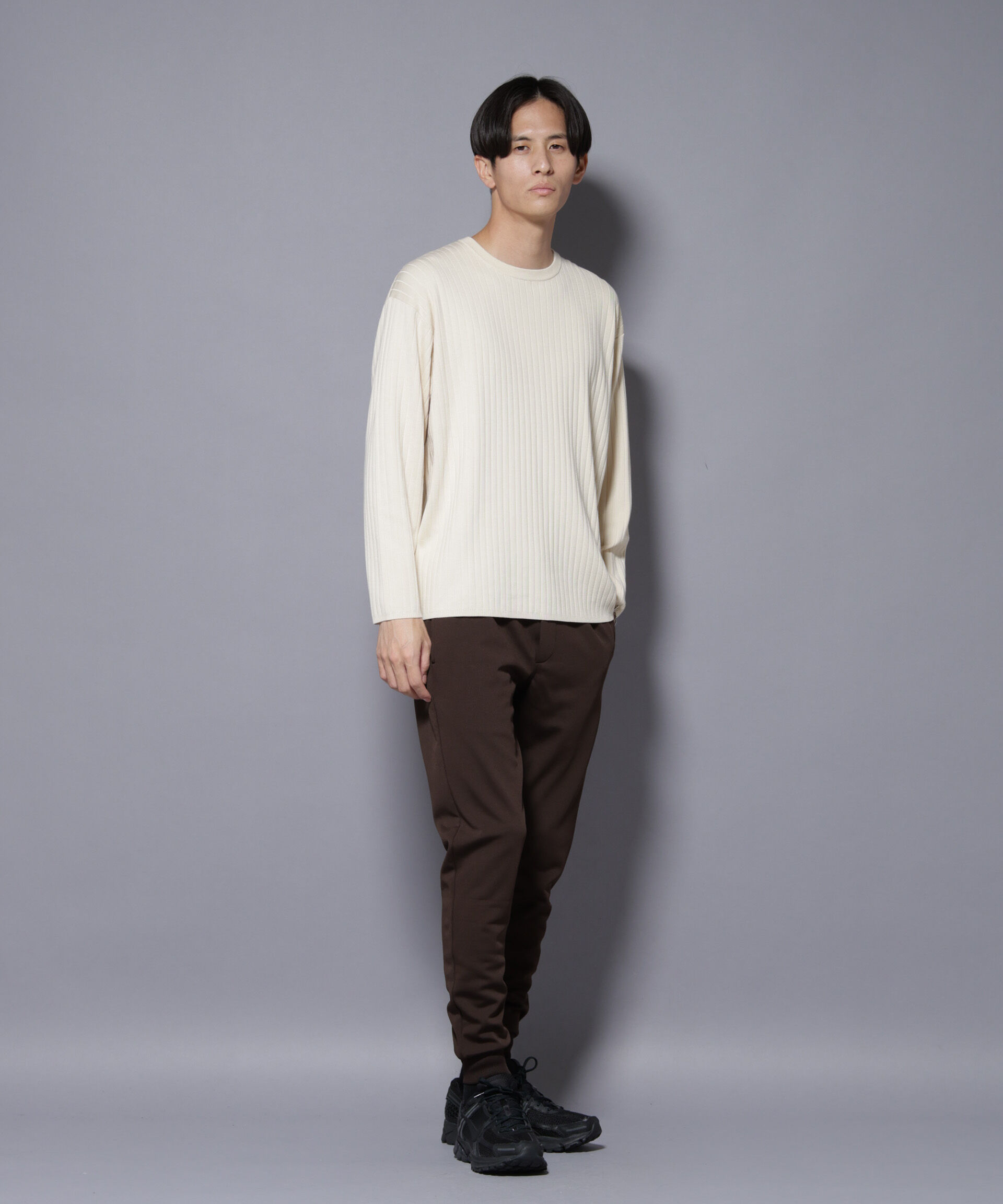 nano･universe「｢MC｣coveross(R) フリースボンディングジョガーパンツ」|チノ|