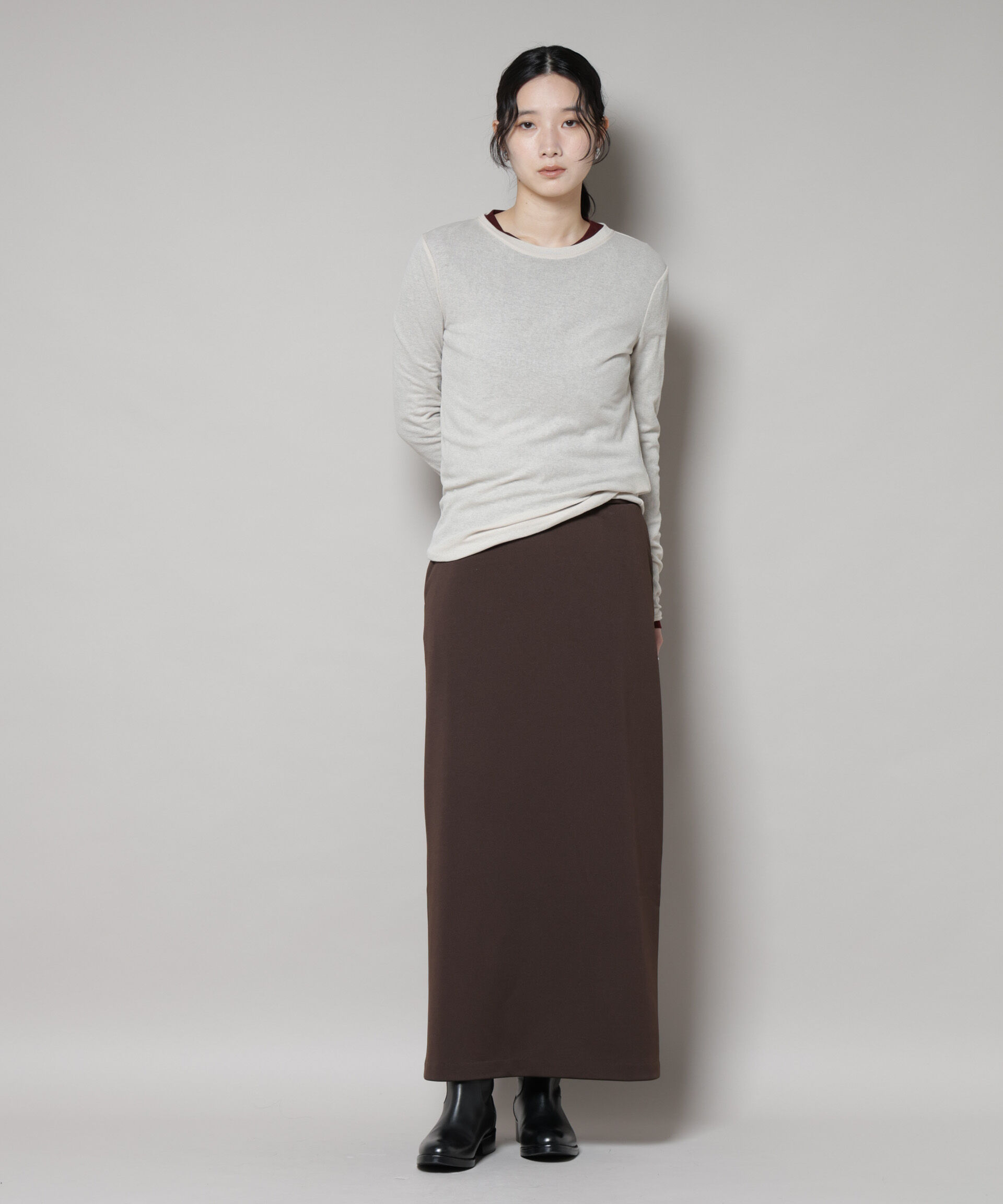 nano･universe「「MC」coveross(R)フリースボンディングスカート(セットアップ可)」|スカート|