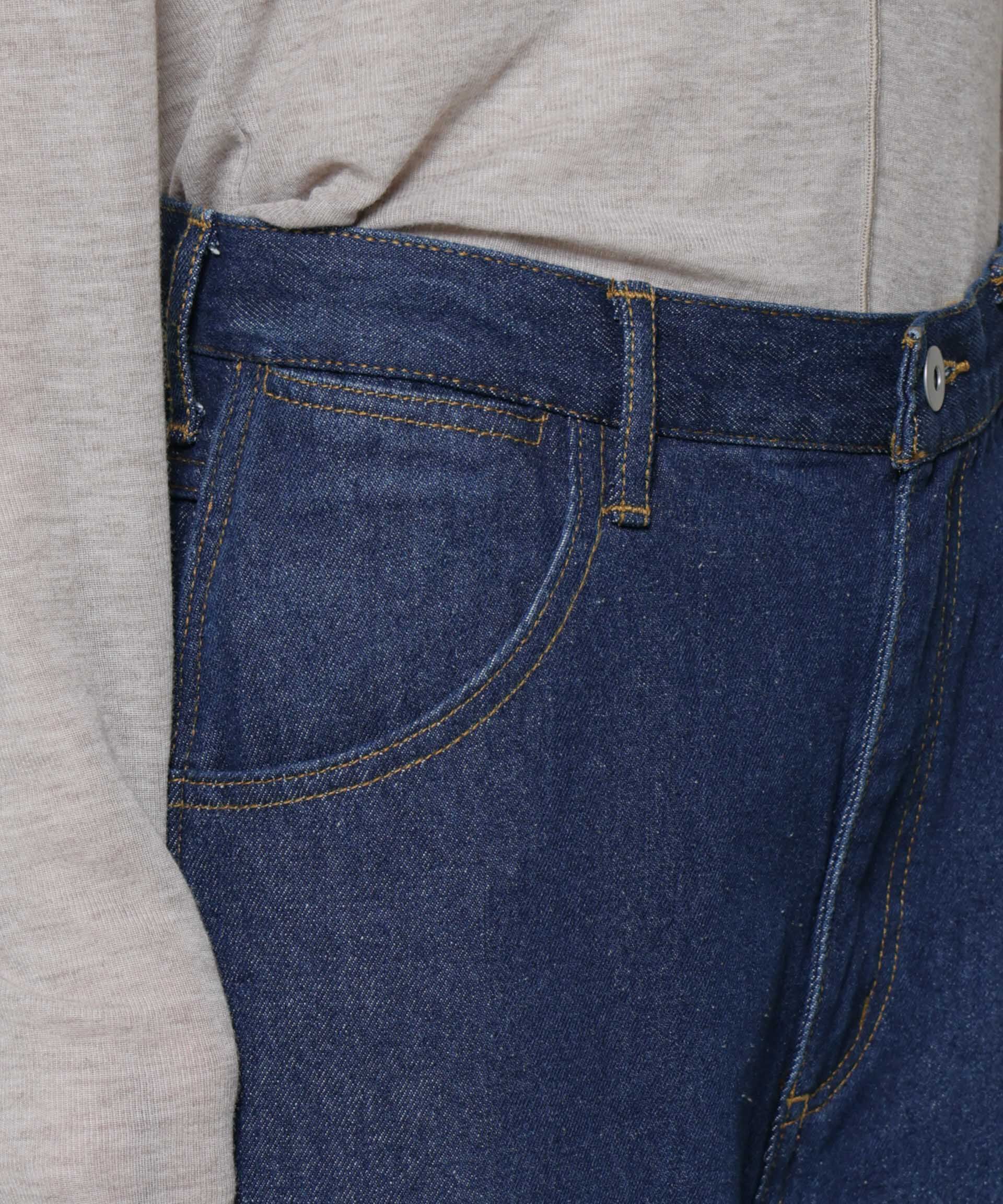 nano･universe「ワイドデニムパンツ」|チノ|