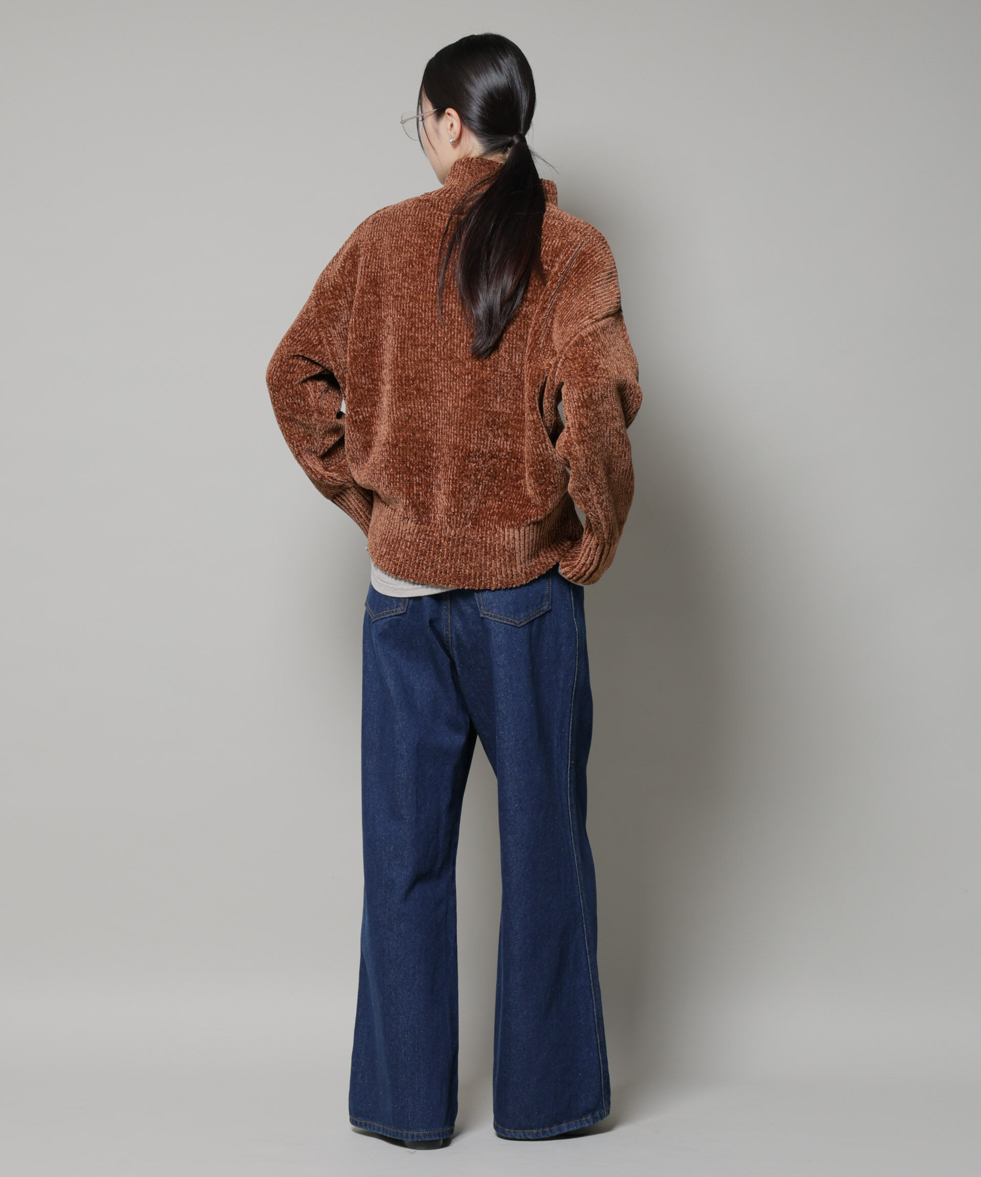 nano･universe「ワイドデニムパンツ」|チノ|