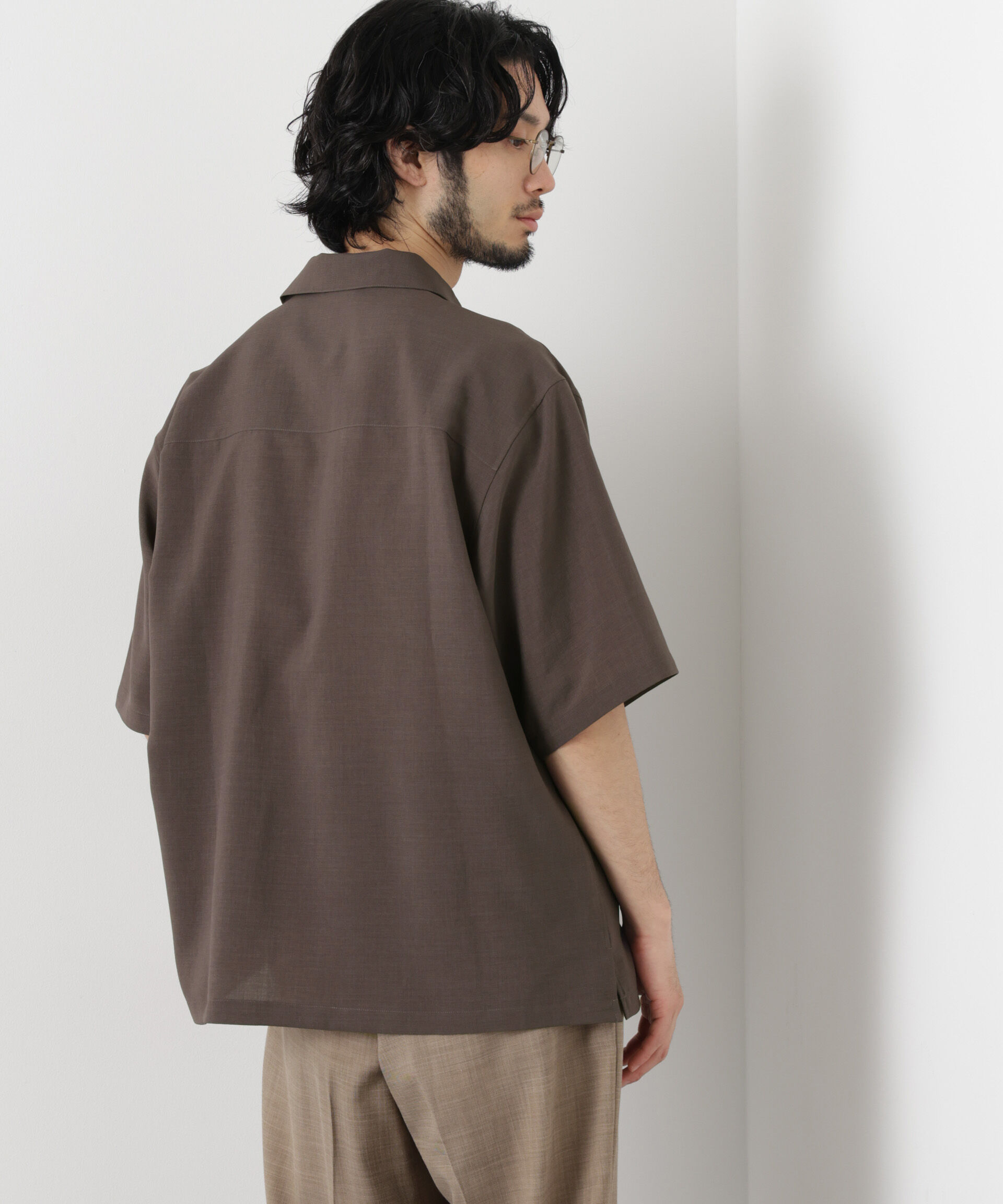 nano･universe「「メランジドライ」ZIPシャツブルゾン(セットアップ可)」|シャツ・ブラウス|