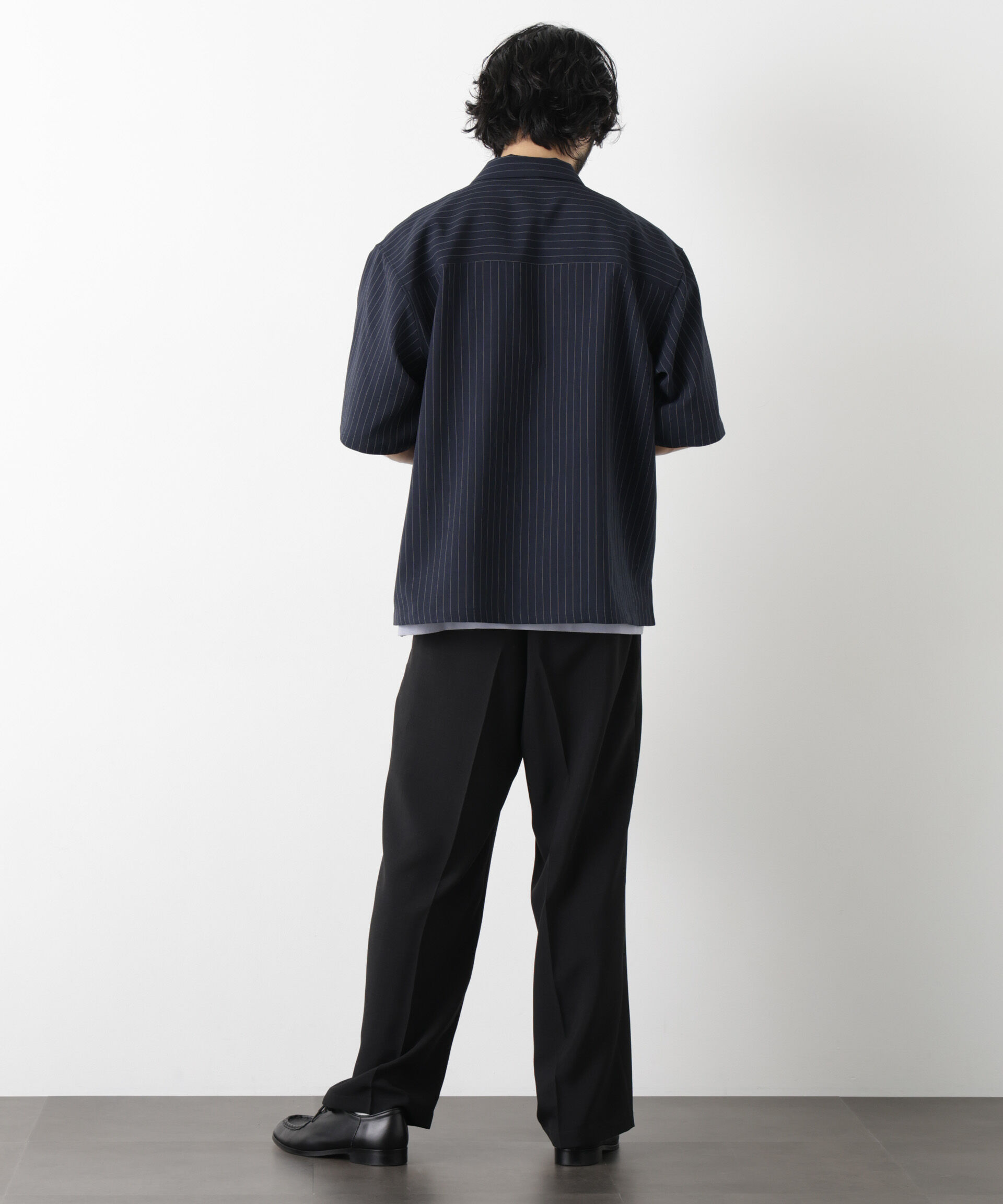 nano･universe「「メランジドライ」ZIPシャツブルゾン(セットアップ可)」|シャツ・ブラウス|