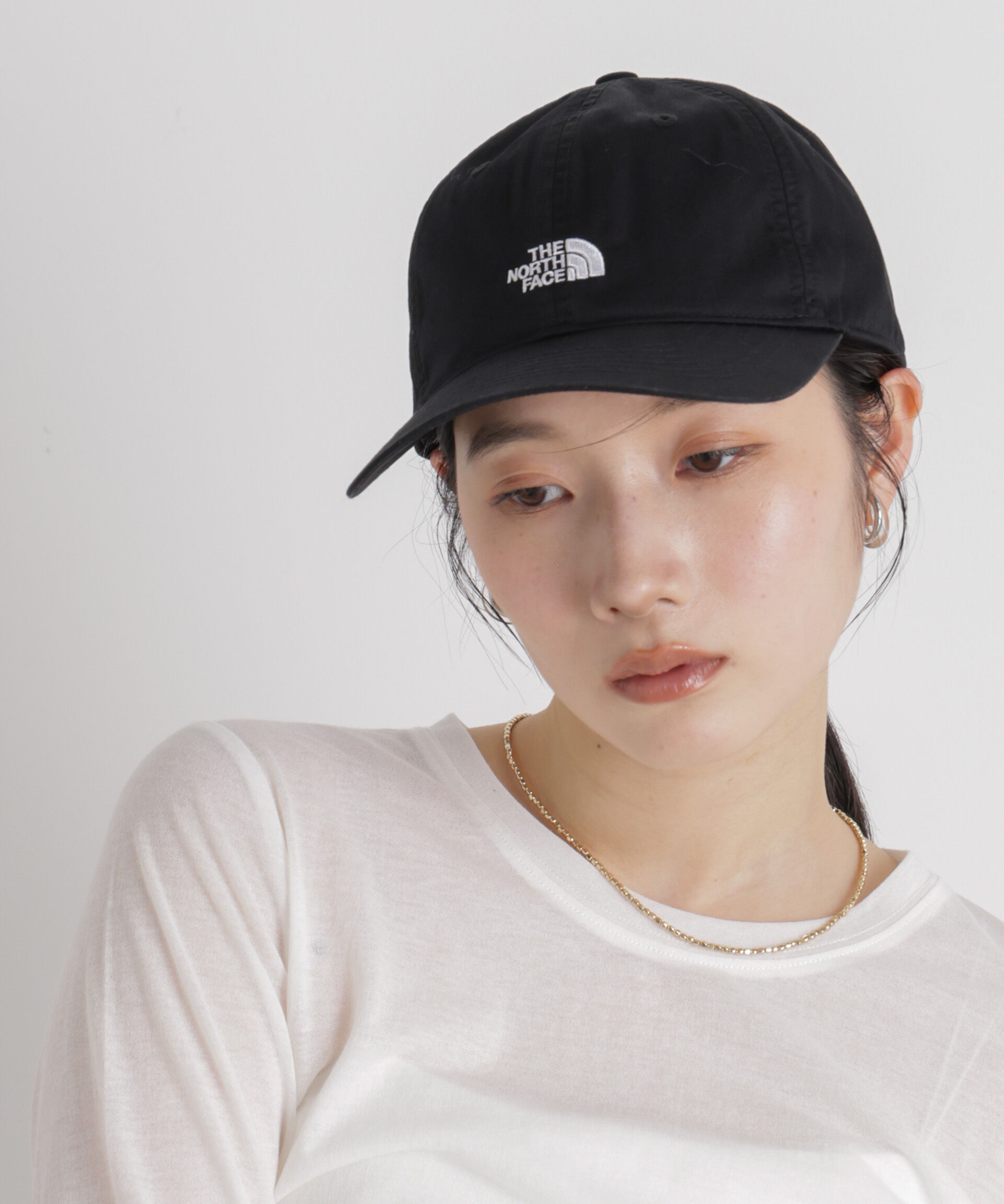 nano･universe「THE NORTH FACE/TNFシンプリークラシックチノキャップ」|キャップ・キャスケット|ブラック