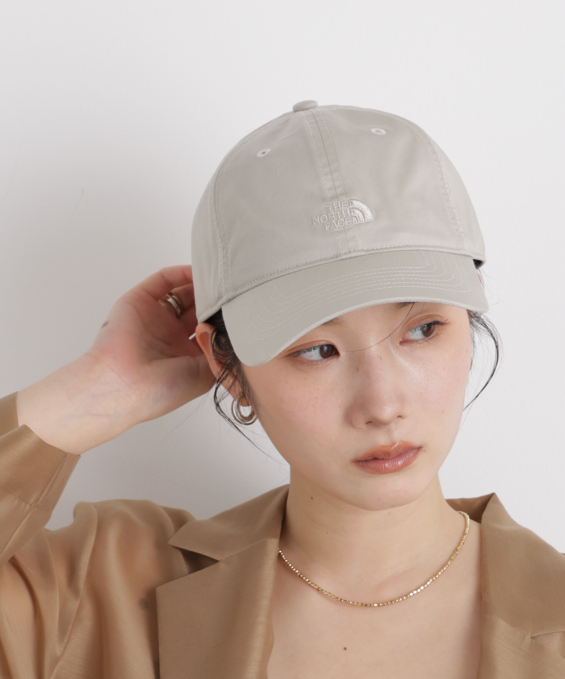 nano･universe「THE NORTH FACE/TNFシンプリークラシックチノキャップ」|キャップ・キャスケット|アイボリー7