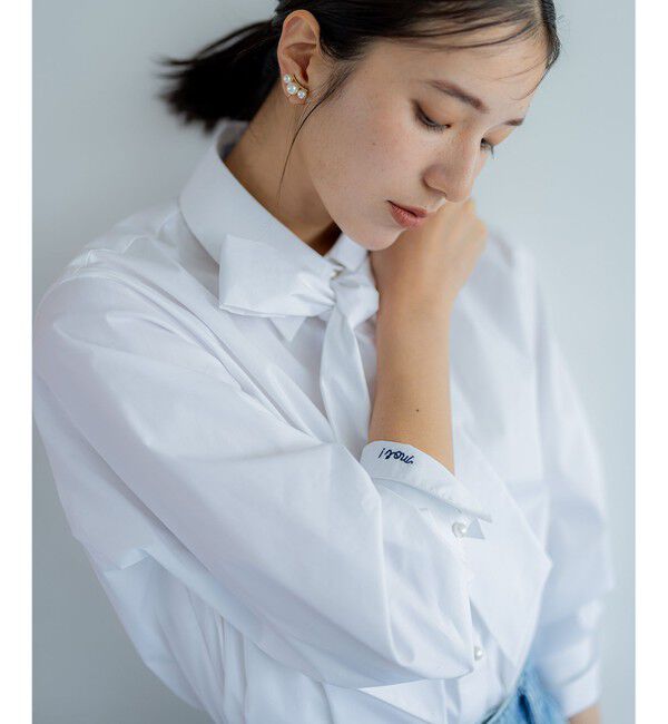 組曲「【ボウタイ付き】メッセージシャーティング シャツ」|シャツ・ブラウス|