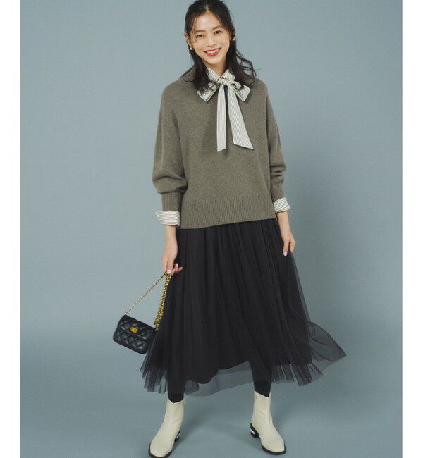 組曲「【ボウタイ付き】メッセージシャーティング シャツ」|シャツ・ブラウス|