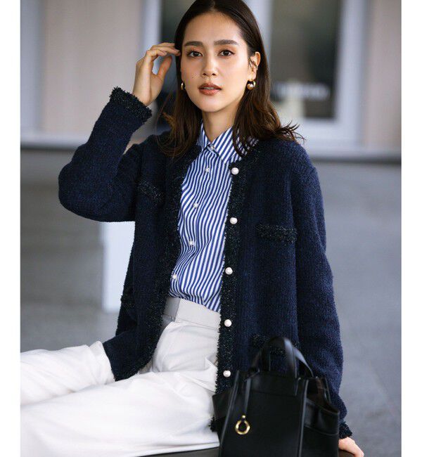 組曲「【ボウタイ付き】メッセージシャーティング シャツ」|シャツ・ブラウス|ブルー系1